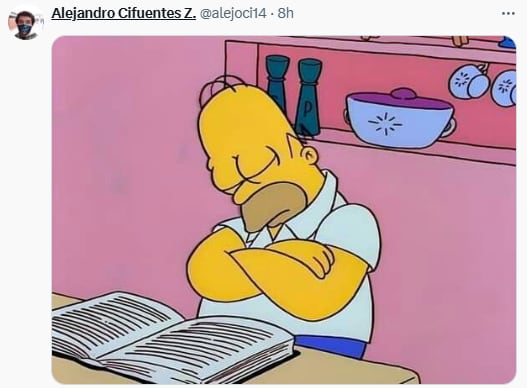 Homero Simpson sufrió con el empate del Junior y Universitario - crédito redes sociales