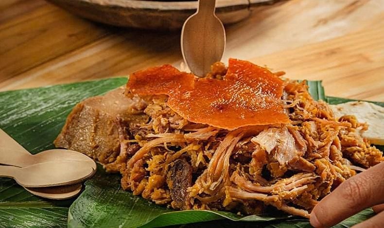 La lechona es el plato típico del Tolima, un departamento lleno de cultura gastronómica. También es el mejor plato con cerdo del mundo - crédito Gobernación del Tolima