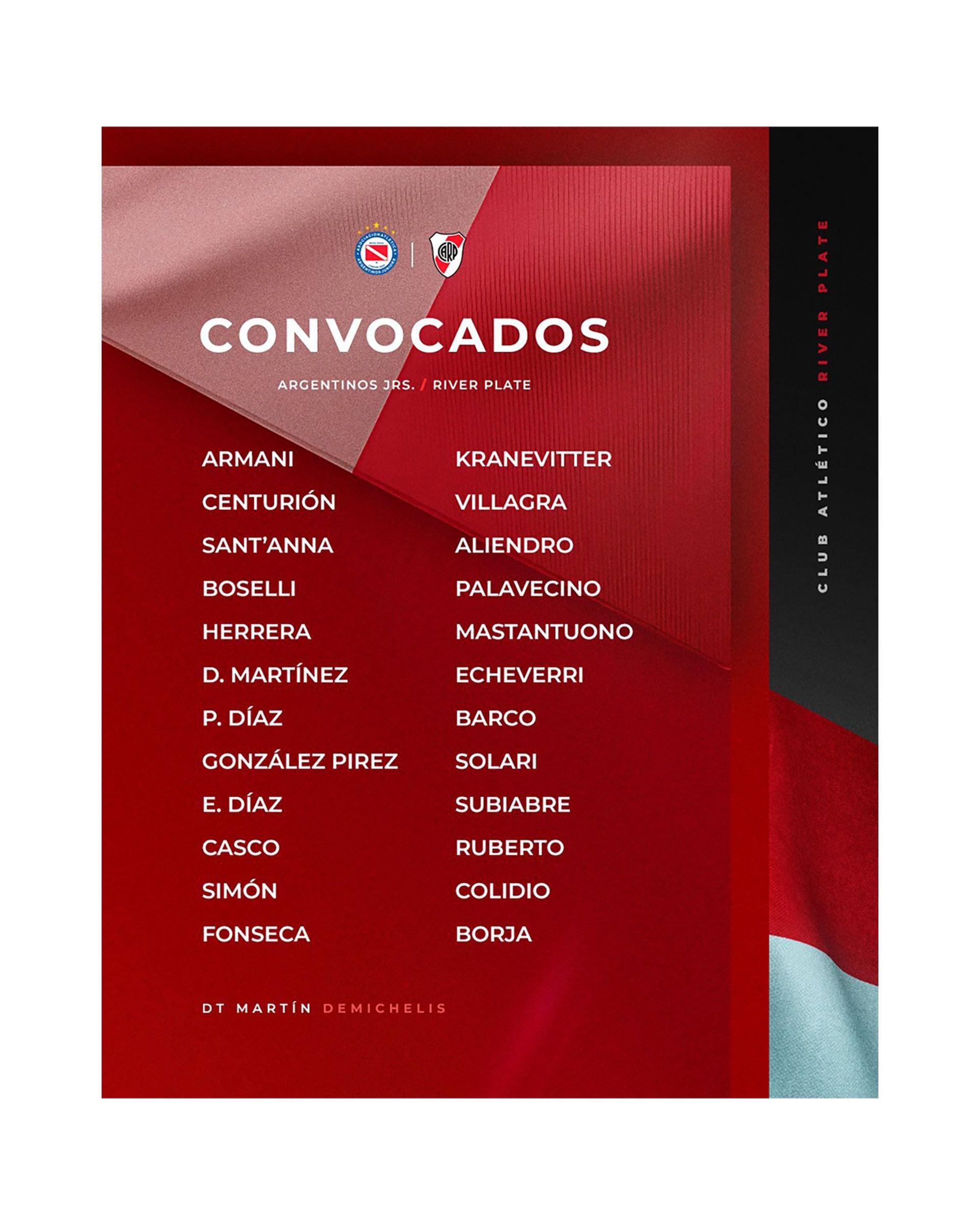 Convocados River