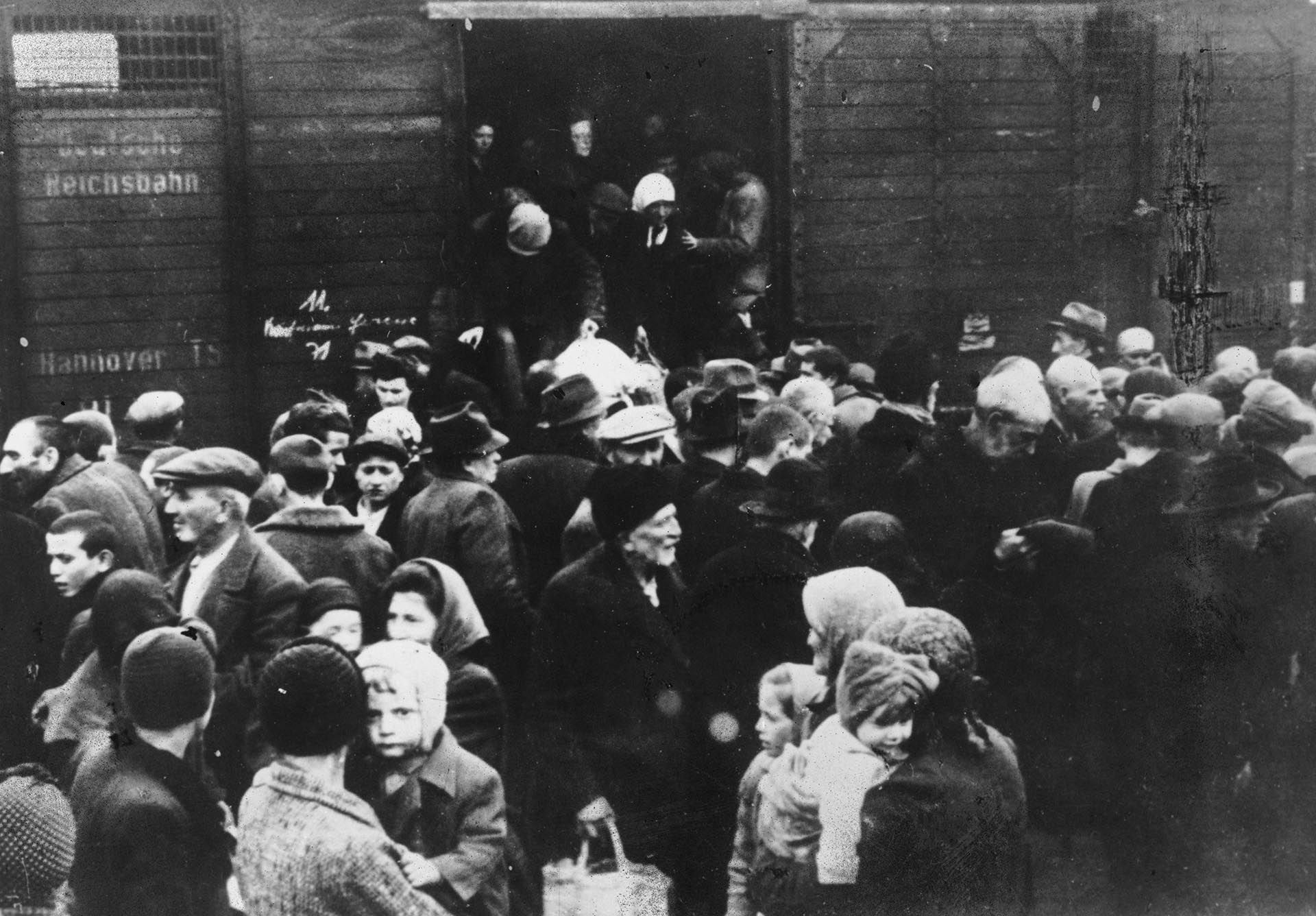 deportación de judíos húngaros desde Budapest hasta Auschwitz