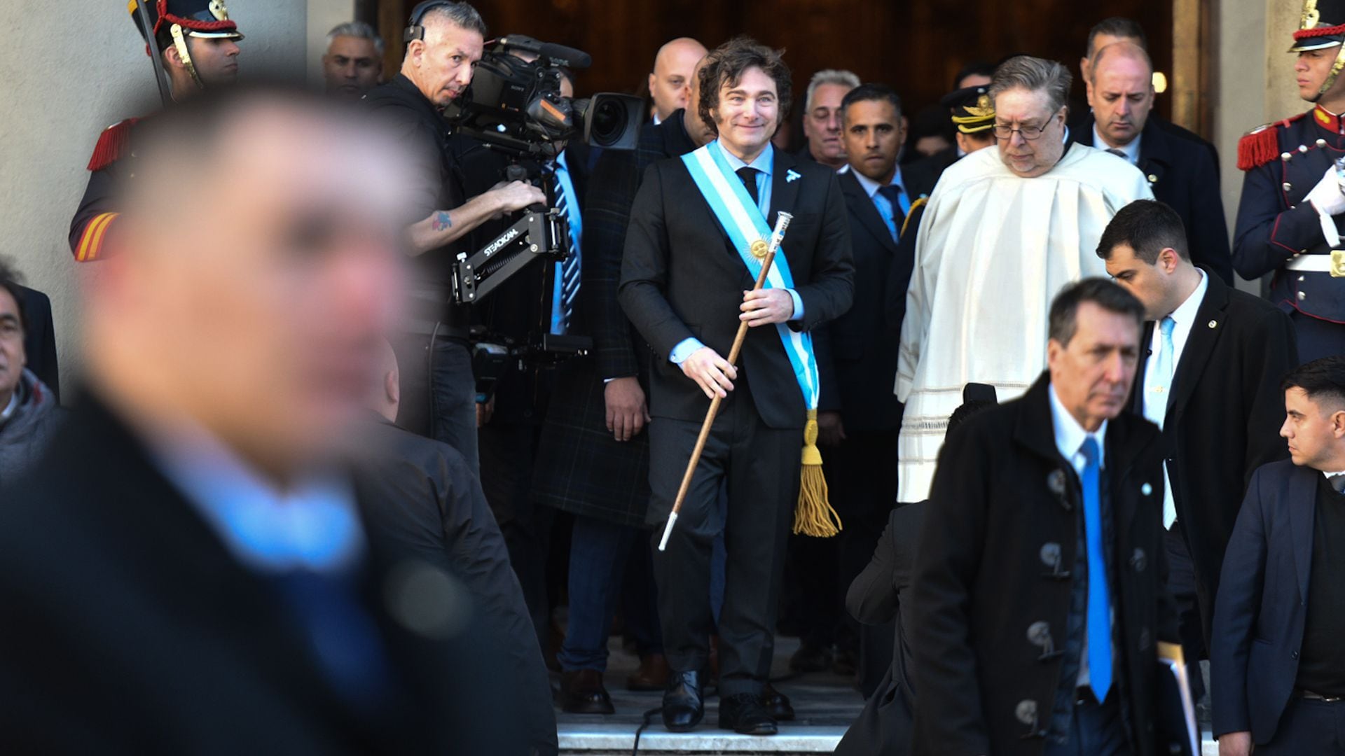 Javier Milei llega a la Casa Rosada - Tedeum 25 de mayo portada