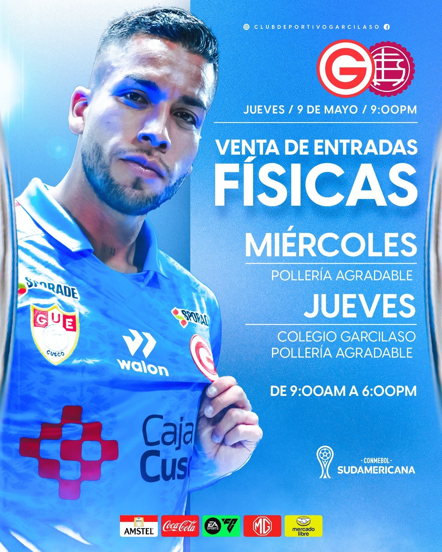 Entradas para el Deportivo Garcilaso vs Lanús.