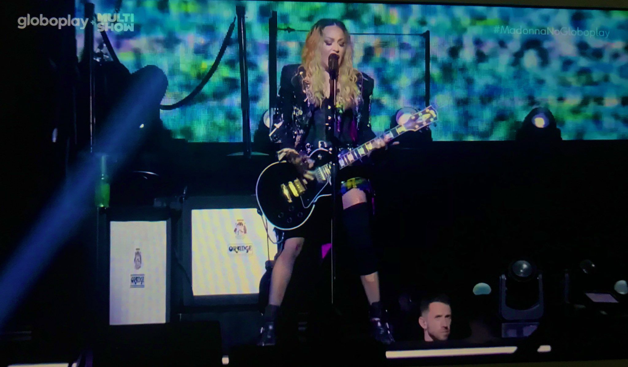 Madonna interpretó "Burning Up" en Copacabana (Créditos: Globoplay)