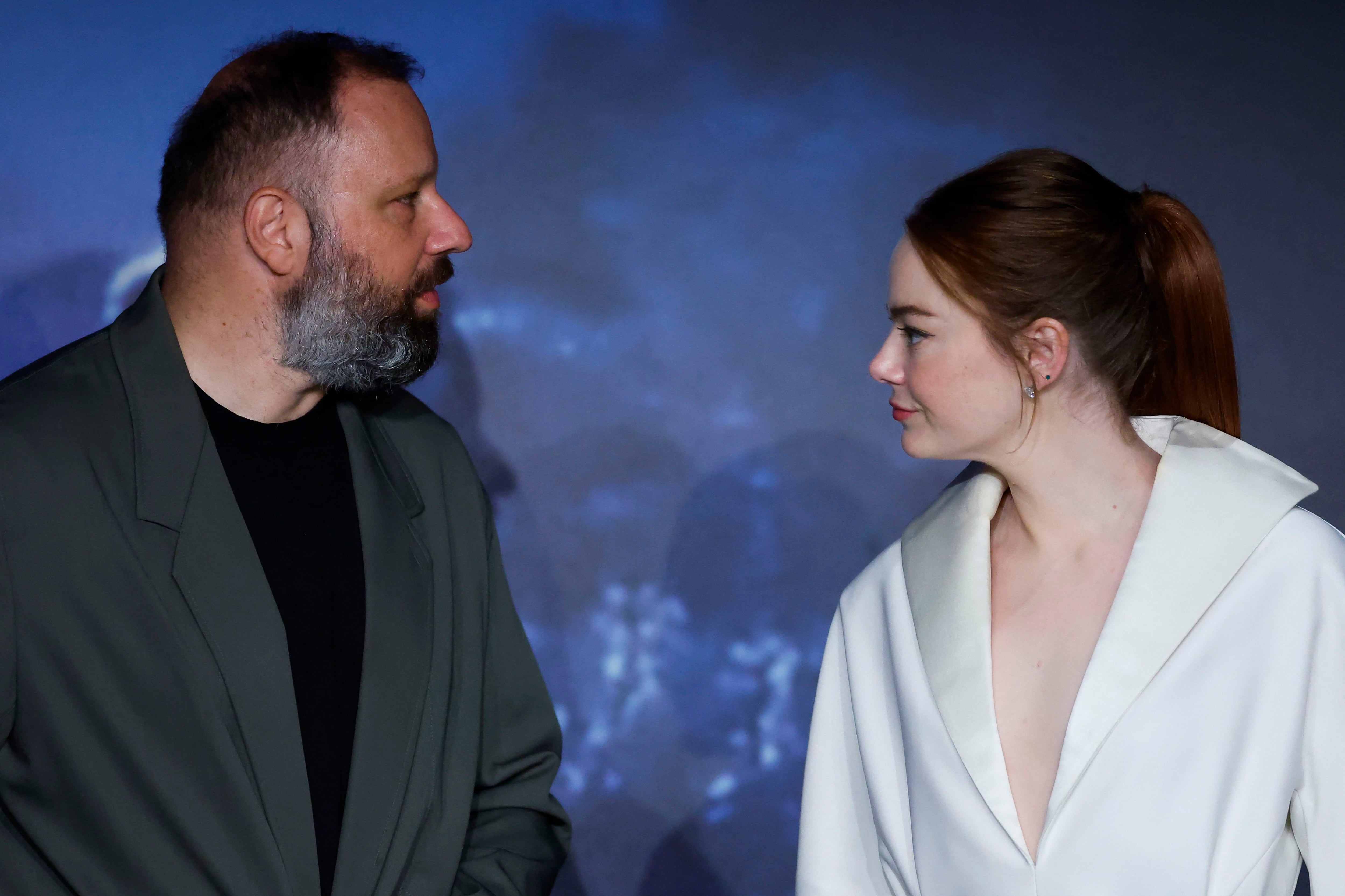 "Kinds of Kindness" es la tercera película de Yorgos Lanthimos protagonizada por Emma Stone (REUTERS/Clodagh Kilcoyne)