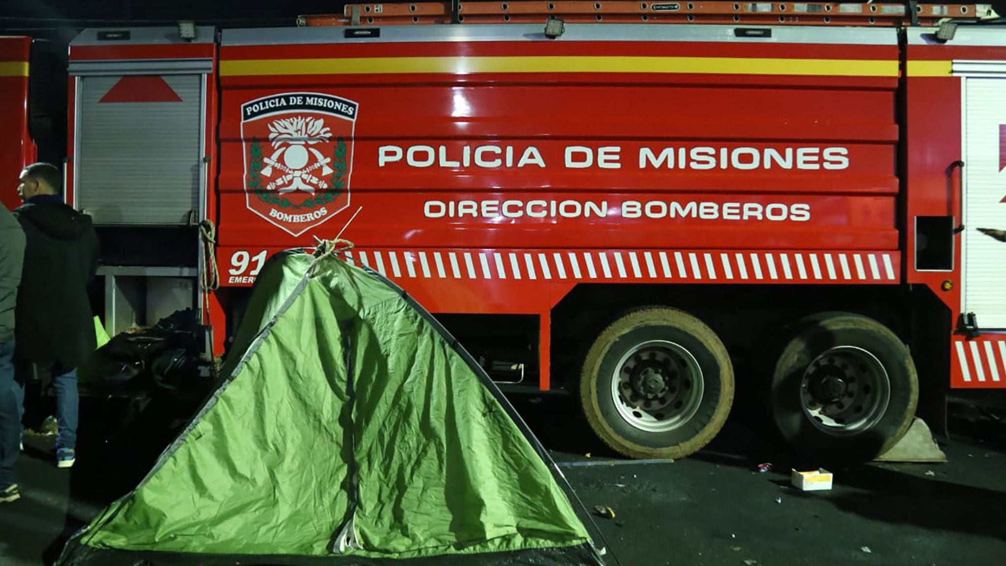 Protesta policial en Misiones