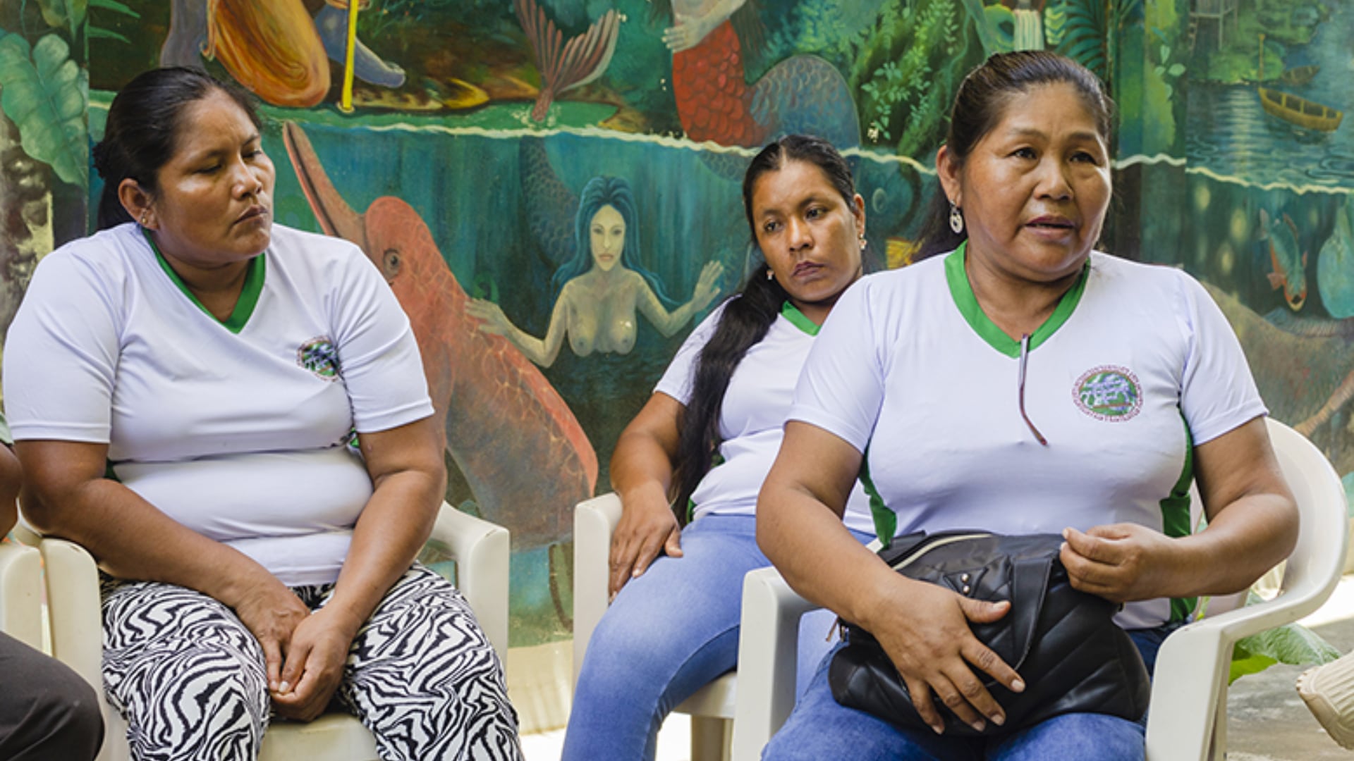 Mujeres kukama en defensa del río Marañón.