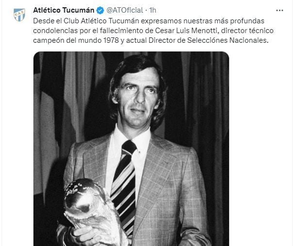 Atlético Tucumán Menotti