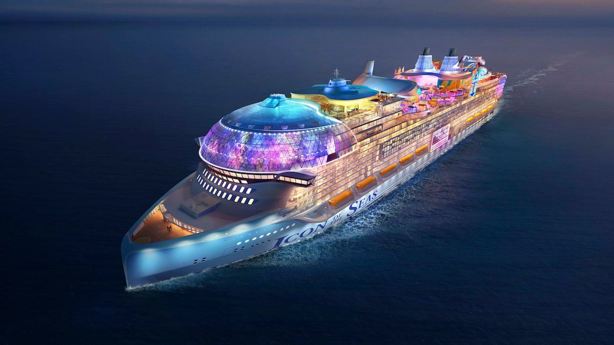 El crucero más grande del mundom: Icon of the Seas (Royal Caribbean cruises).