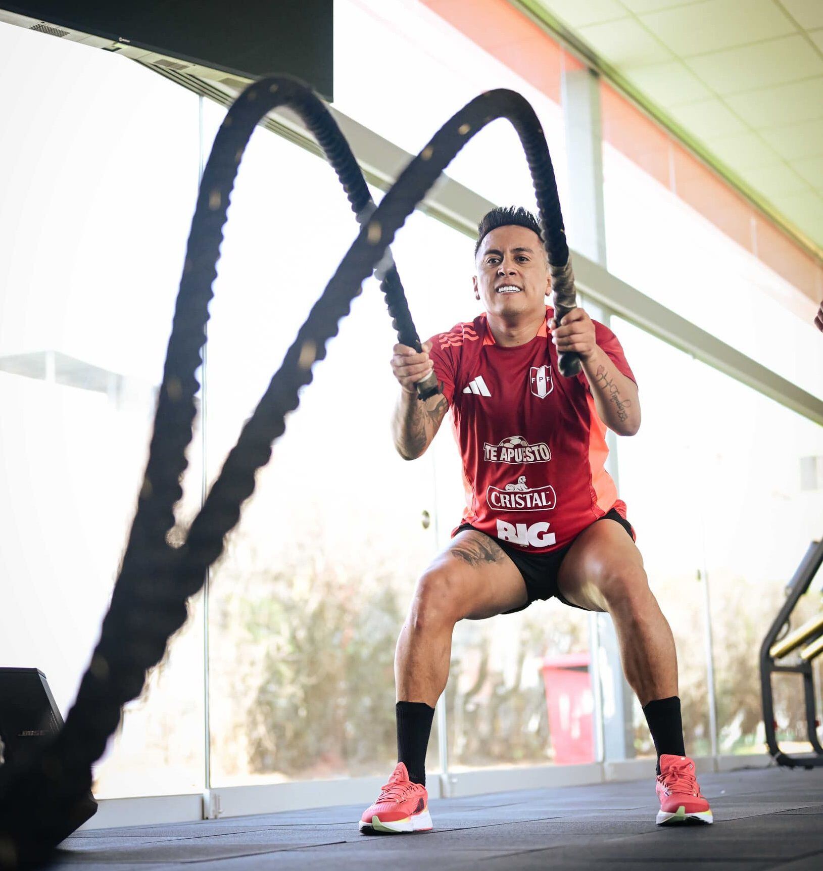 Christian Cueva trabajó desde finales de abril en la selección peruana. - créditos: FPF