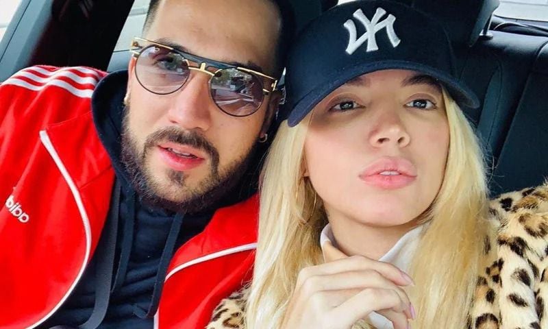 Bull Nene y Carolina Osorio, hermana de J Balvin - crédito @caroosoriob_/Instagram