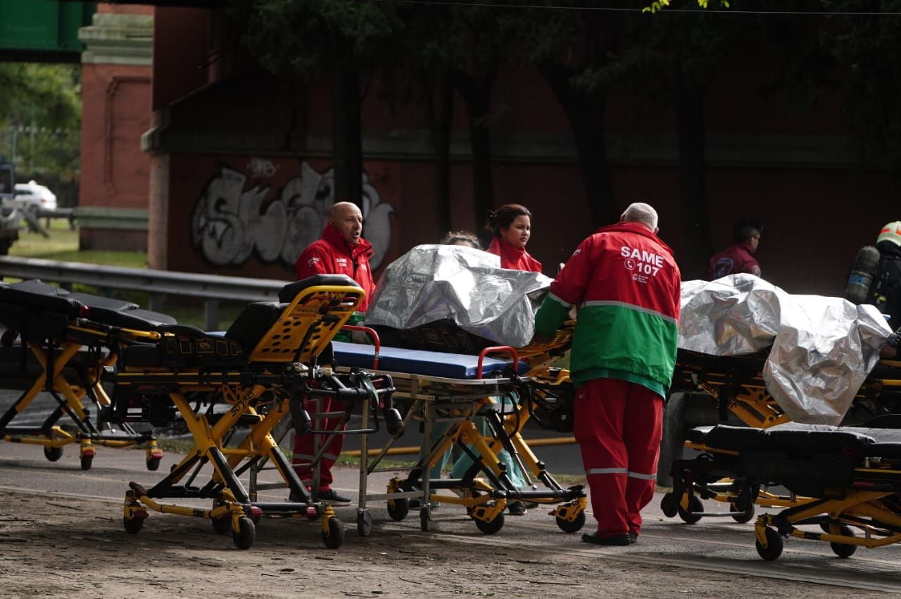 Descarriló Un Tren De La Línea San Martín En Palermo