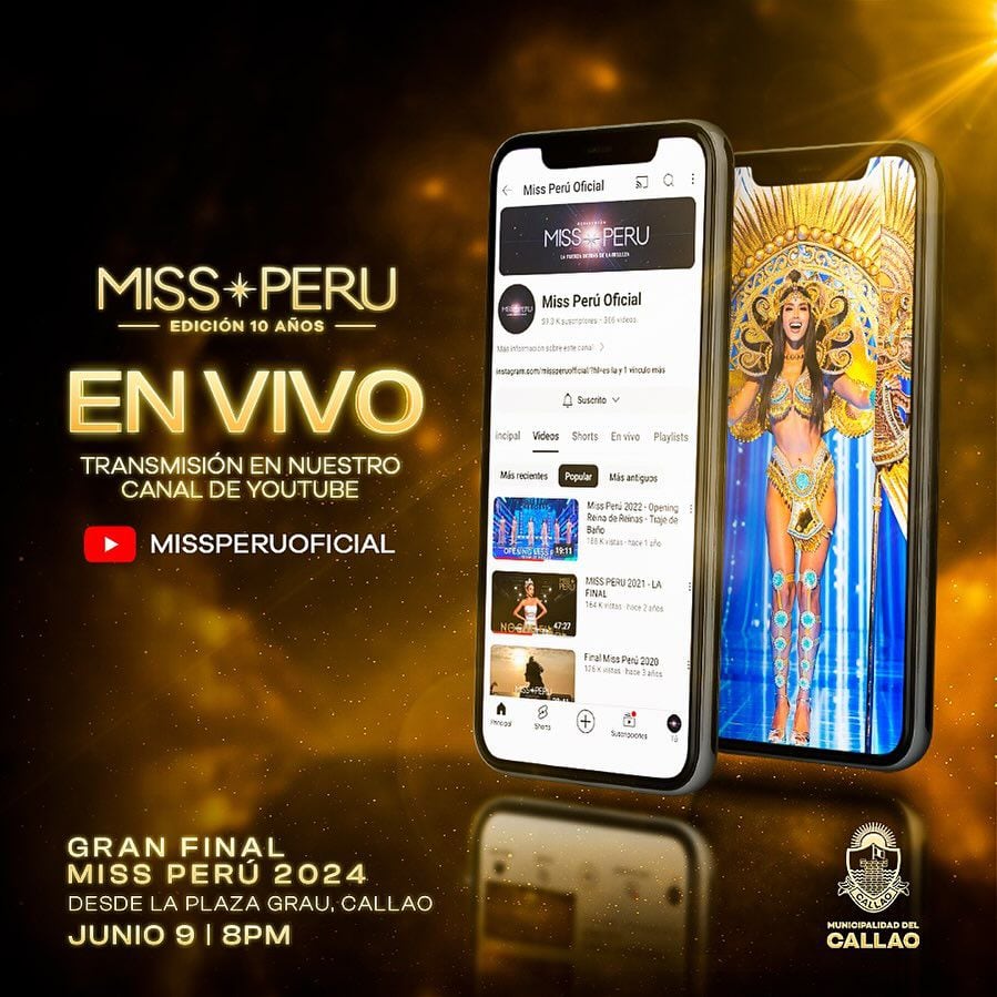 Sigue el Miss Perú 2024 en Infobe Perú.