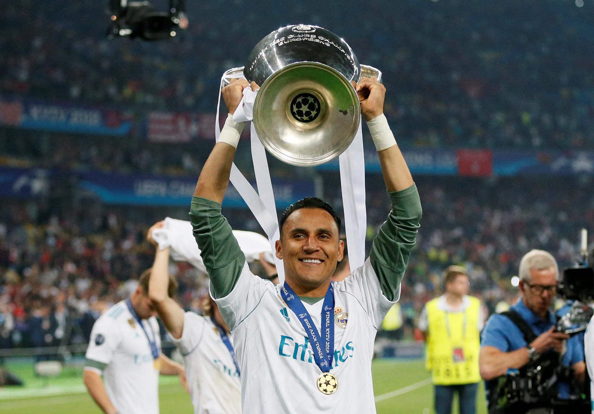 Navas levantÃ³ tres Champions League con el Real Madrid (REUTERS/Gleb Garanich)