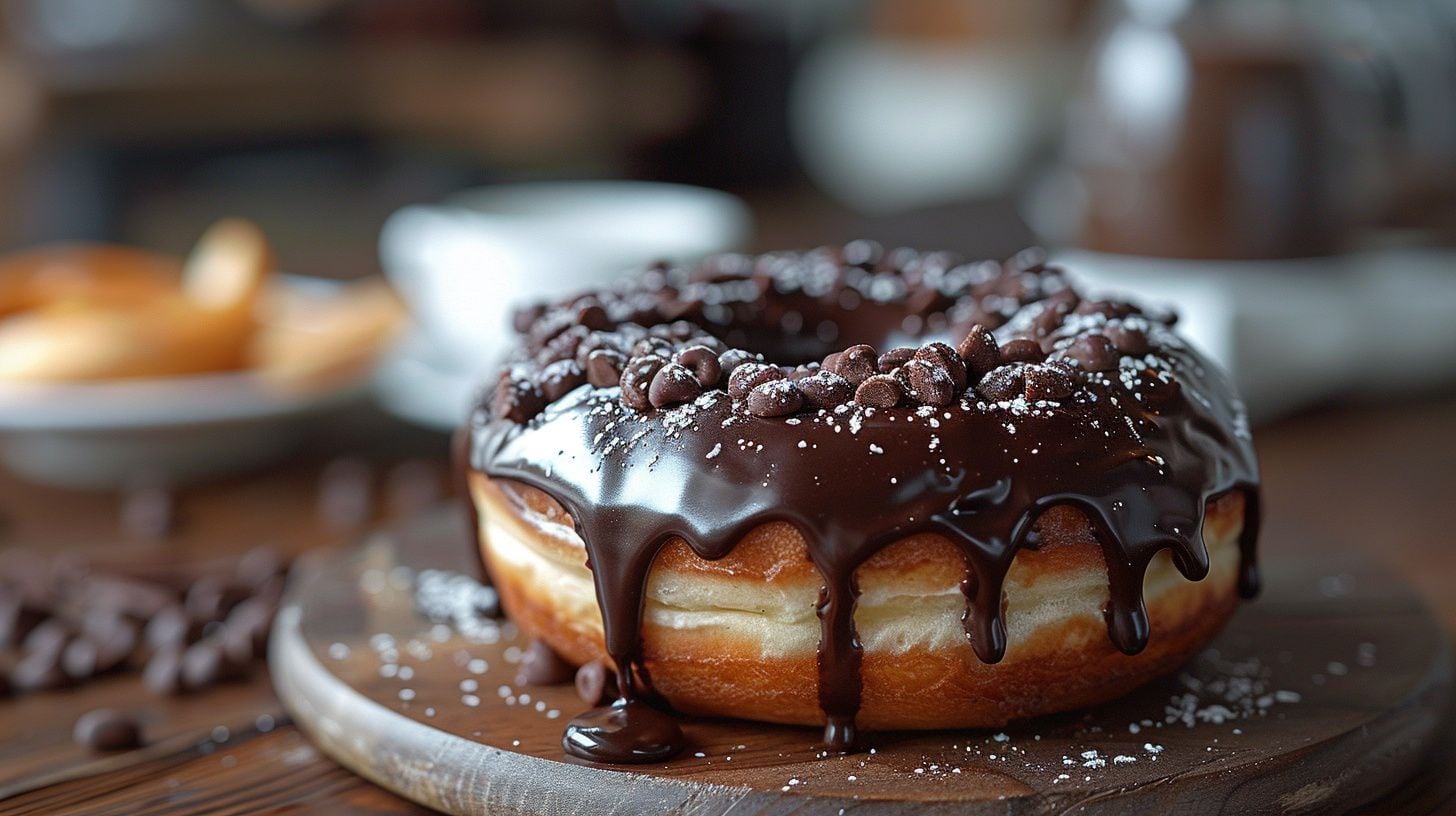 Dona de chocolate, pan dulce, comida chatarra, postre tentador, indulgencia azucarada, golosina calórica, antojo dulce, tentación culinaria, indulgencia ocasional, dona dulce y deliciosa, snack calórico, delicia indulgente, golosina tentadora, postre apetitoso - (Imagen Ilustrativa Infobae)