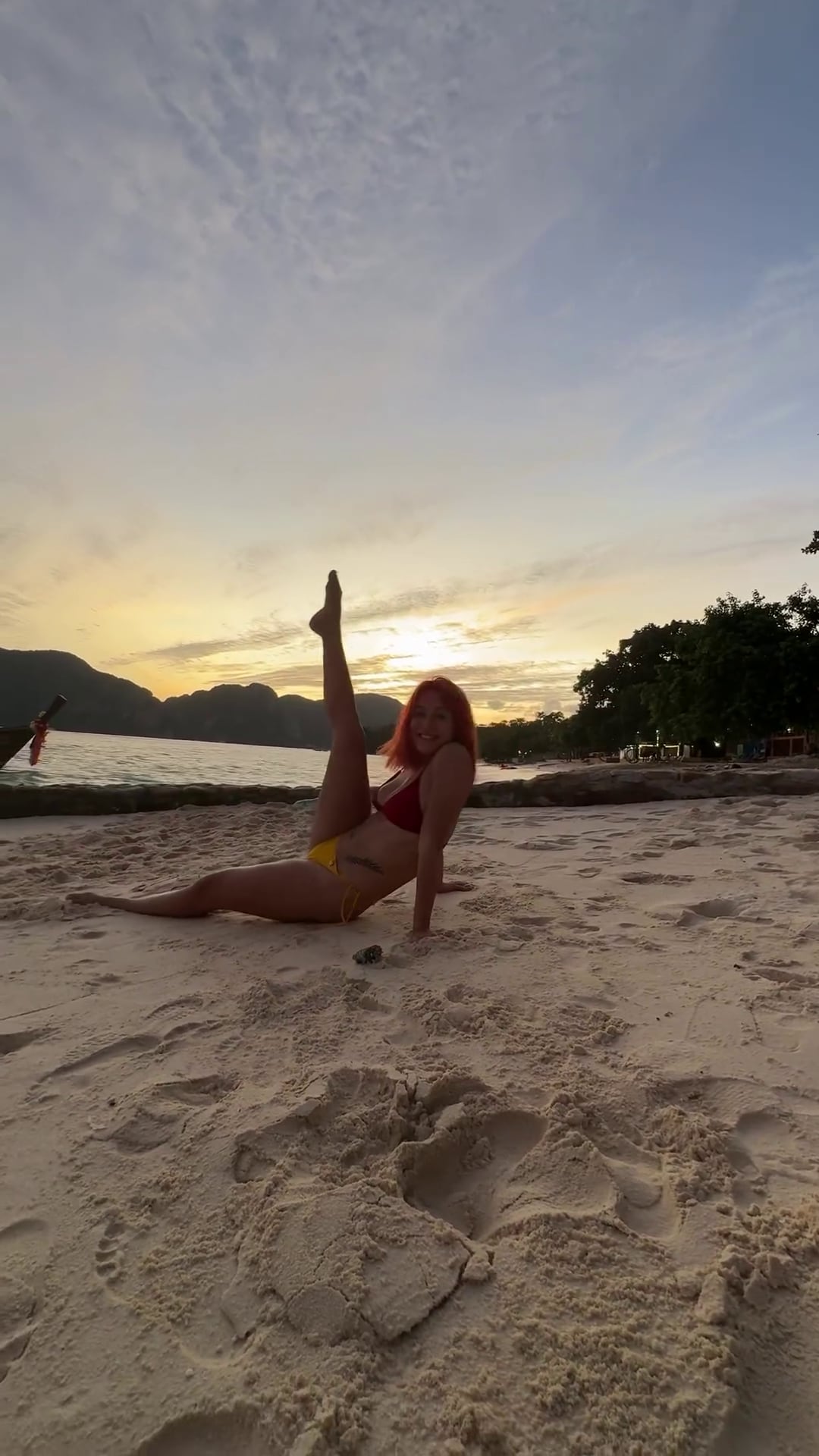 Flor Vigna de vacaciones en Tailandia