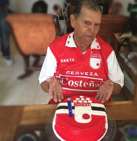 José Ordóñez recordó a su papá y su gusto por el Independiente Santa Fe - crédito @mundojoseordonez/IG