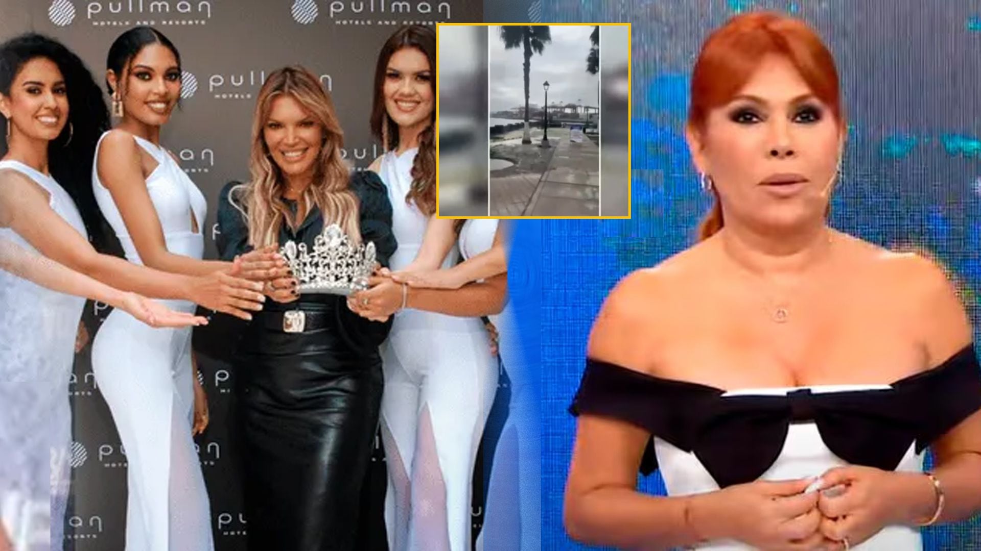 Jessica Newton tilda de ‘desinformada’ a Magaly Medina y afirma que ‘Miss Perú’. (Composición: Infobae)