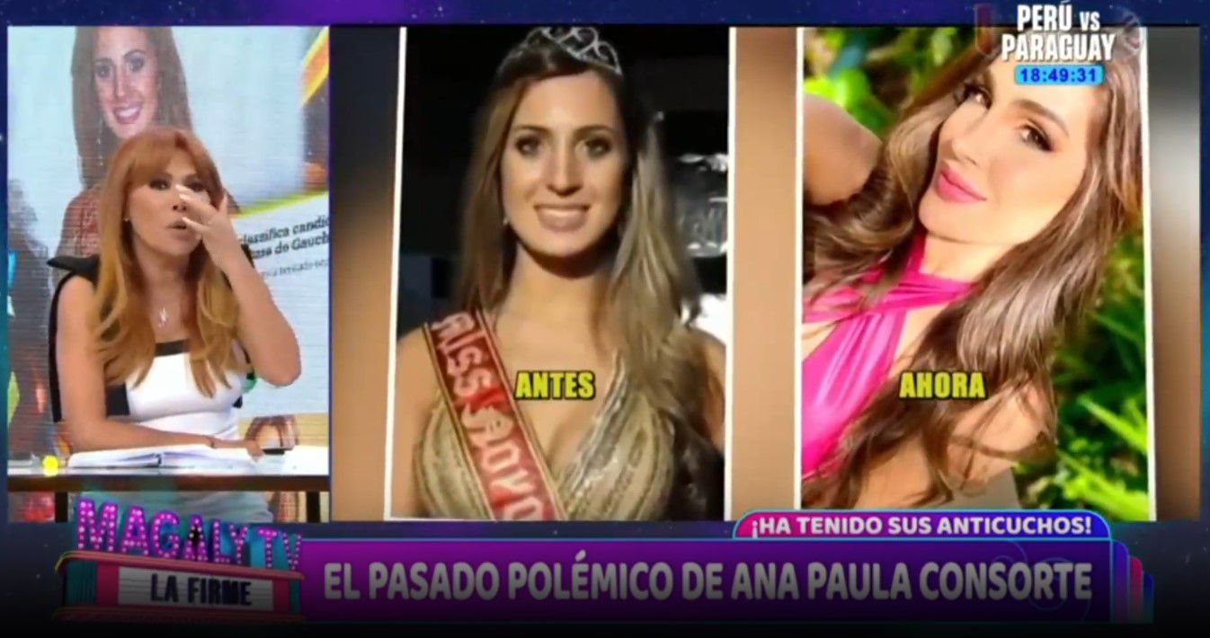 Magaly Medina se identificó con él antes y después de Ana Paula Consorte. (Captura: Magaly TV La Firme)