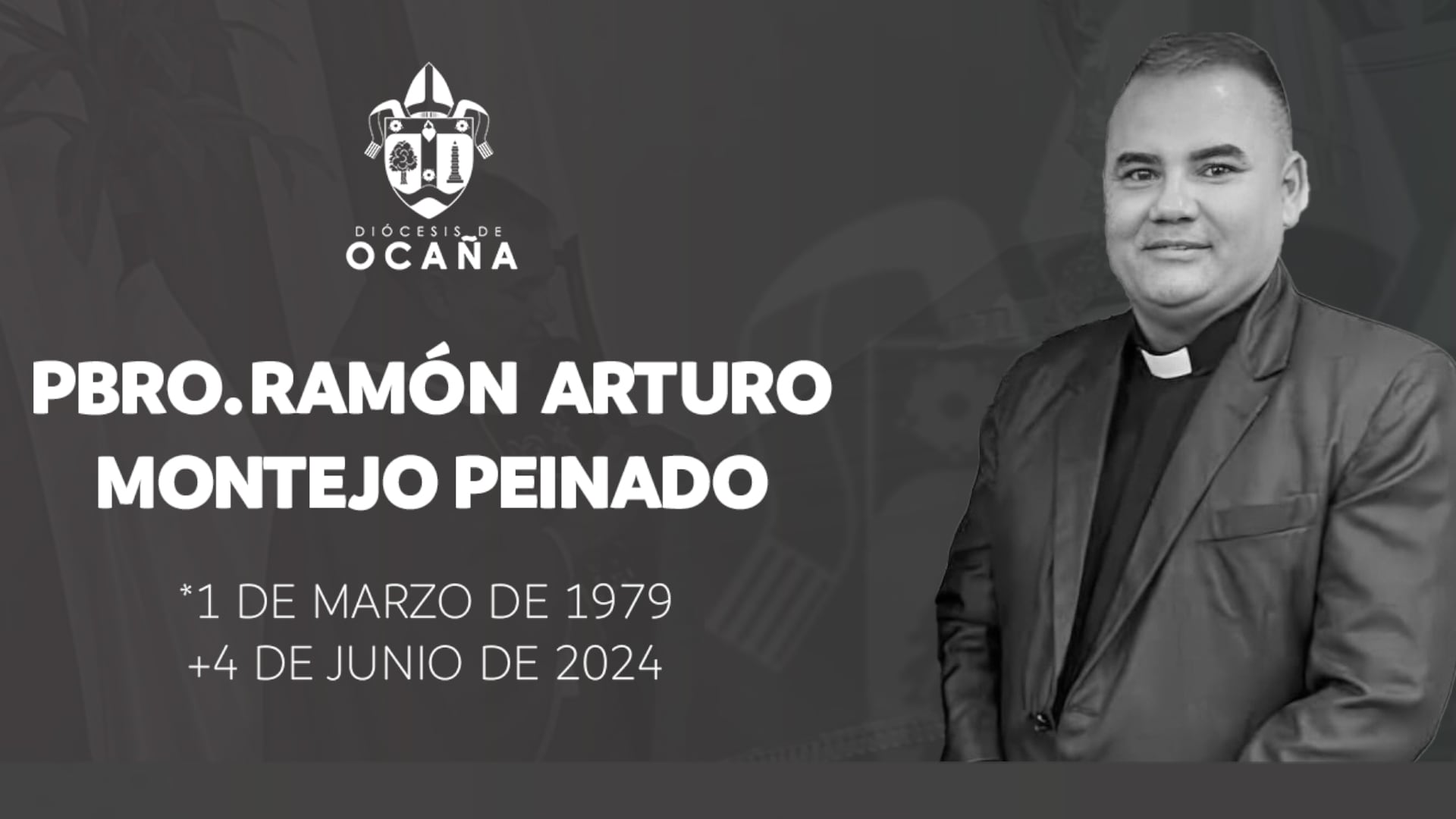 Por robarle el carro, asesinaron al sacerdote Ramón Arturo Montejo en Ocaña (Norte de Santander). (Crédito: Diócesis de Ocaña)