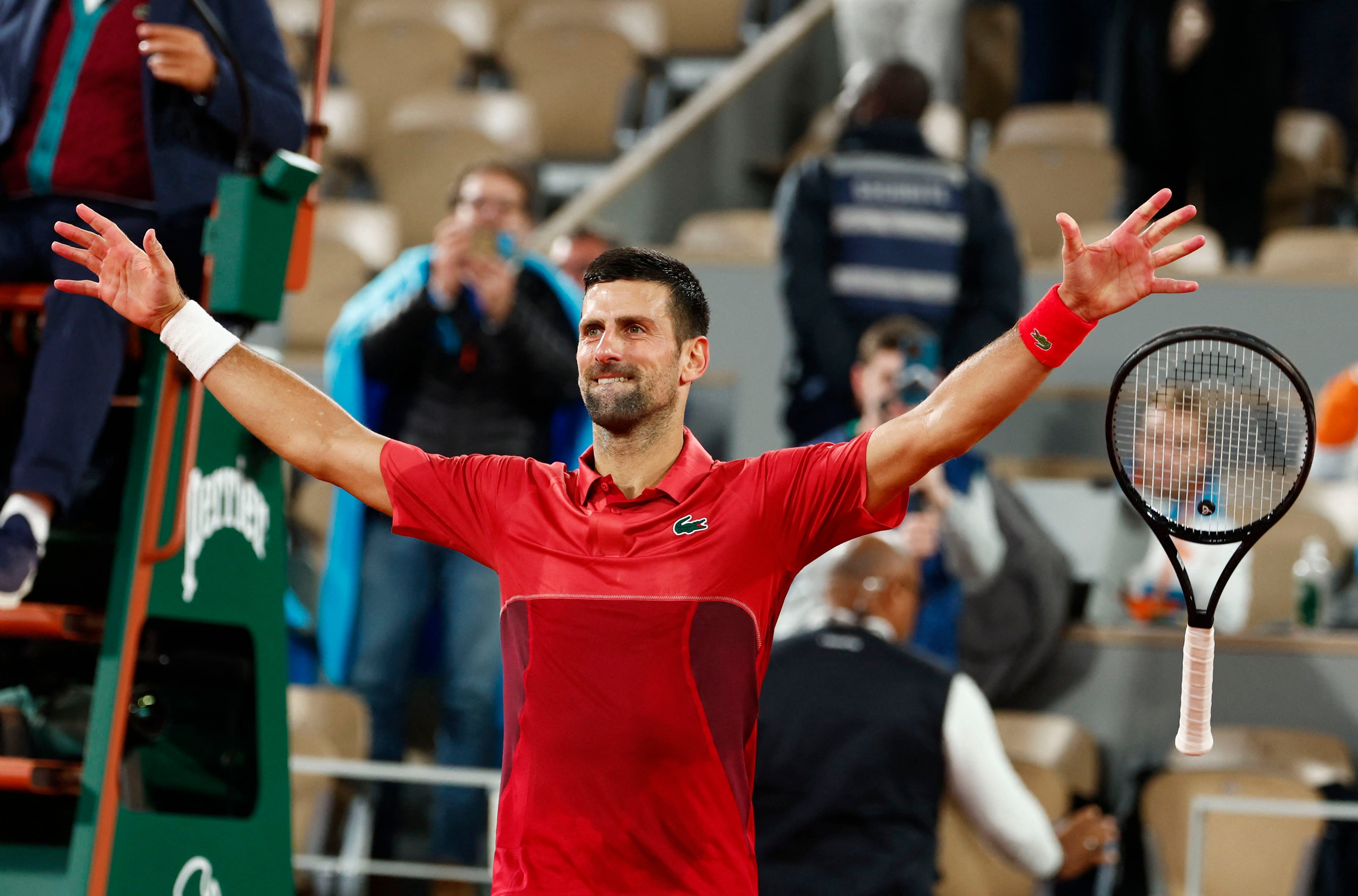 Djokovic defiende el título del 2023 en Roland Garros (REUTERS/Gonzalo Fuentes)