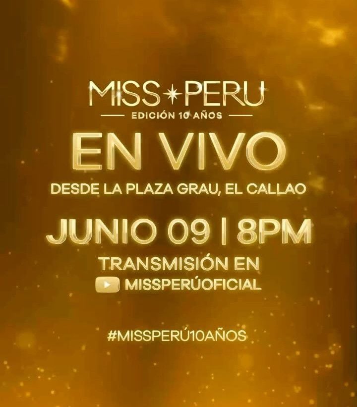 Sigue el Miss Perú 2024 en Infobe Perú.