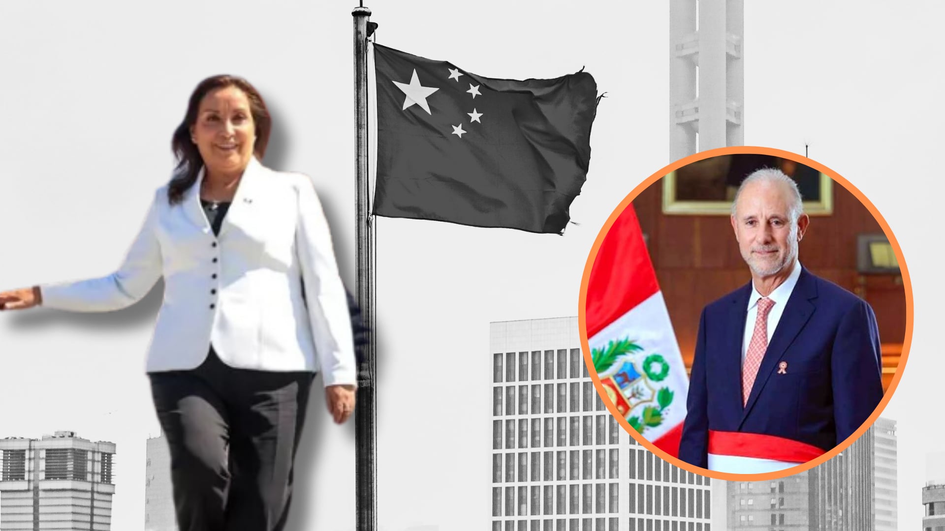 Las polémicas y críticas rodean la visita de Dina Boluarte a China, aunque el ministro de Relaciones Exteriores confía en su realización. (Composición: Infobae)