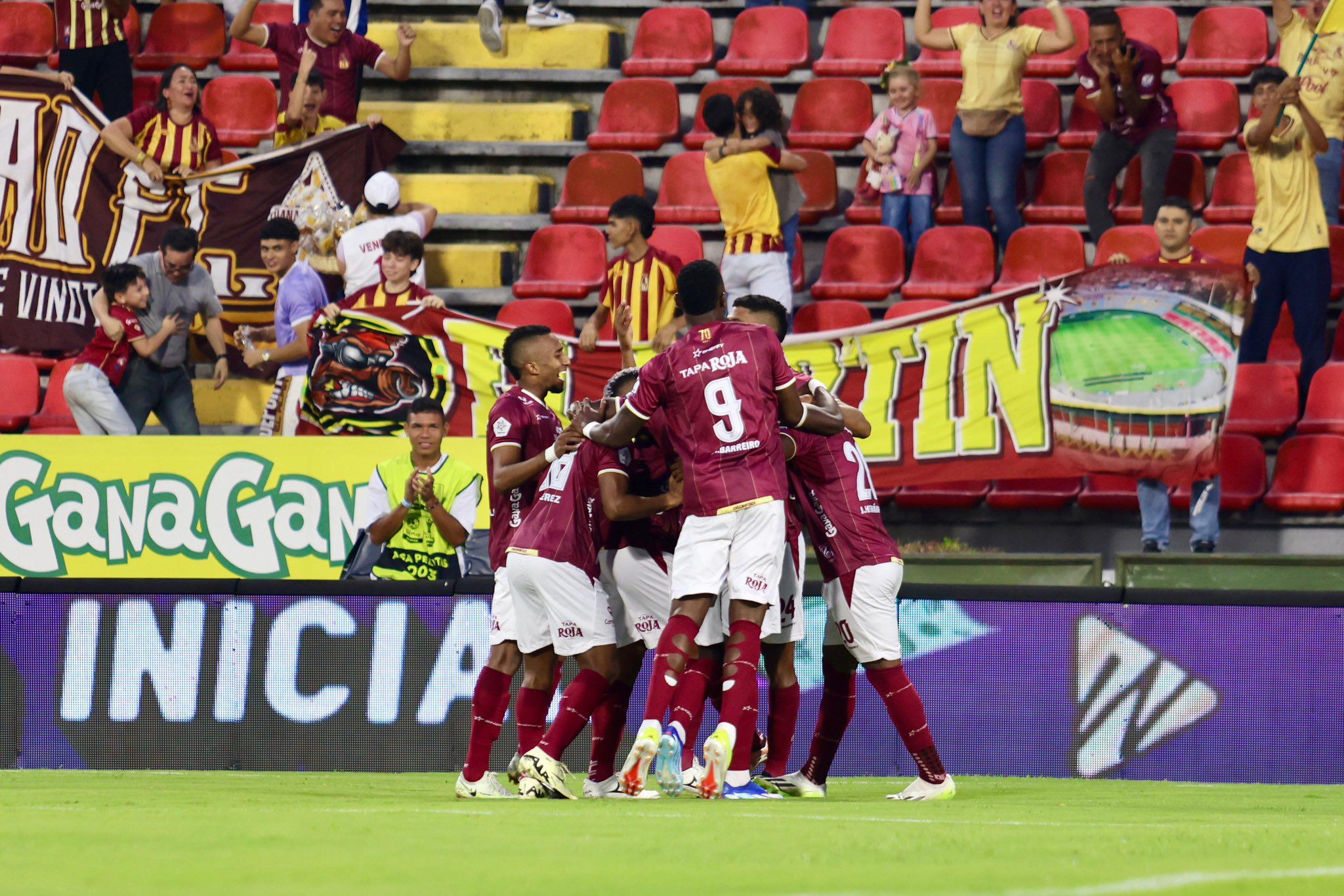 Deportes Tolima ha tenido un pobre acompañamiento de su hinchada a lo largo del primer semestre del 2024, pese a ser líder en la fase todos contra todos - crédito Deportes Tolima