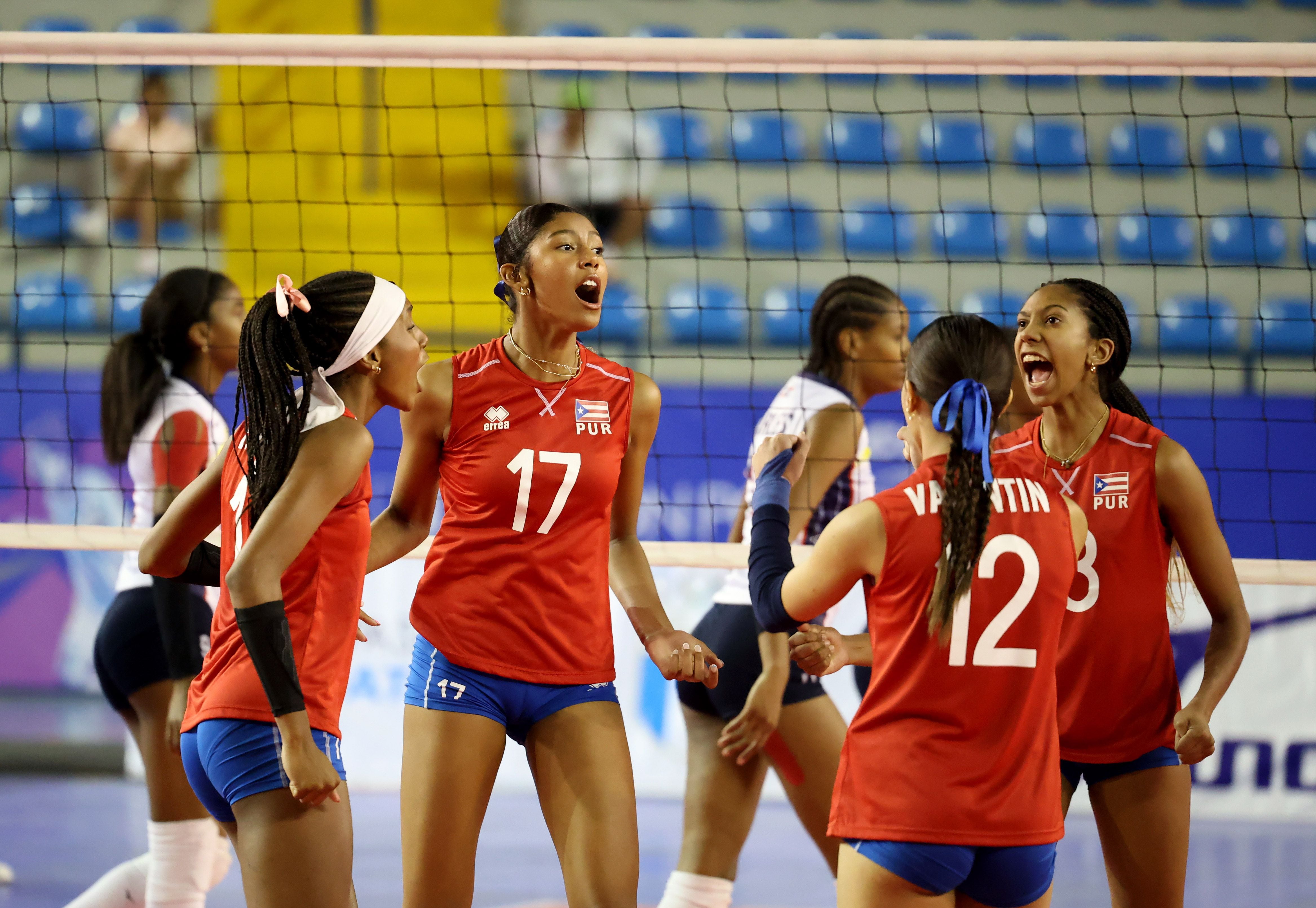 Puerto Rico solo ha cedido un set en lo que va de la  Copa Panamericana Sub 17 de vóley.