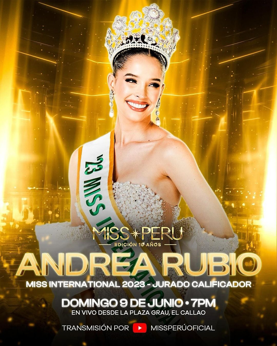 Jurados oficiales del Miss Perú 2024.