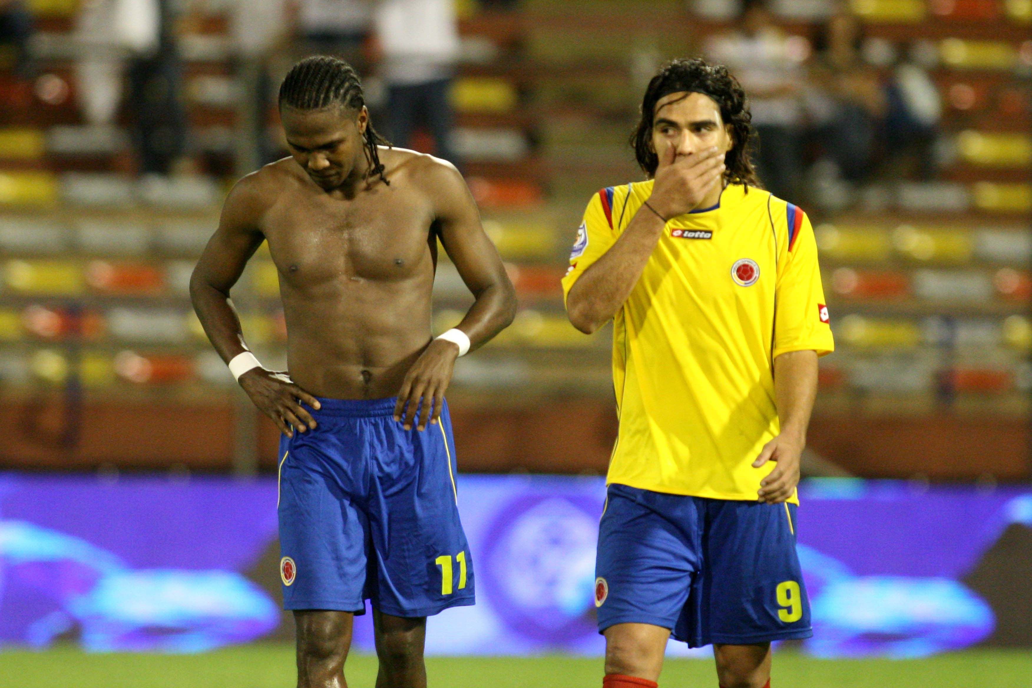 Rodallega y Falcao fueron la dupla delantera de la selección Colombia para el 2009, año en que quedaron eliminados del Mundial de la Fifa Sudáfrica 2010 - crédito Colprensa