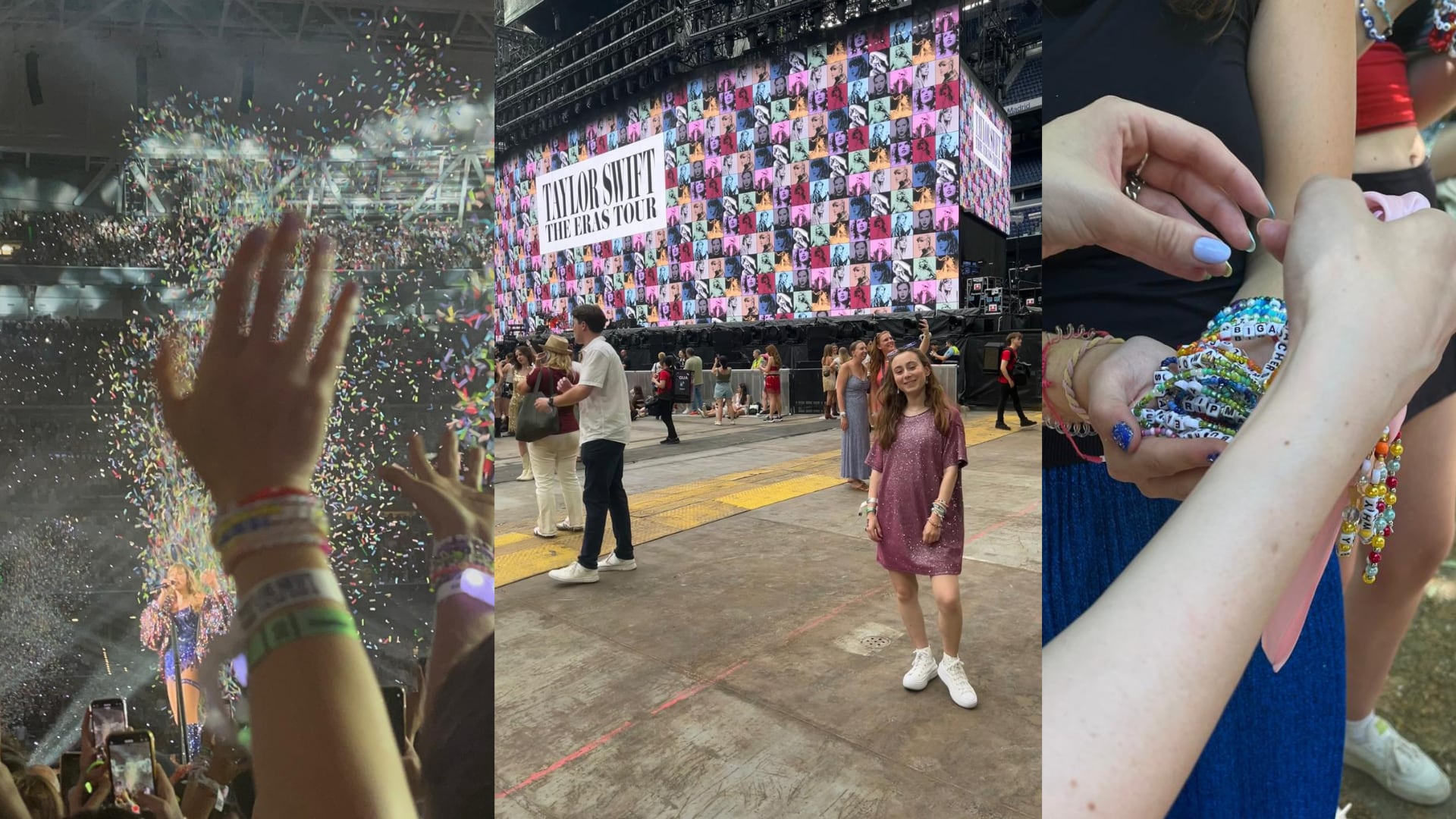 Elena L. Villalvilla en el segundo concierto de Taylor Swift en Madrid, el 30 de mayo de 2024 (Infobae España)