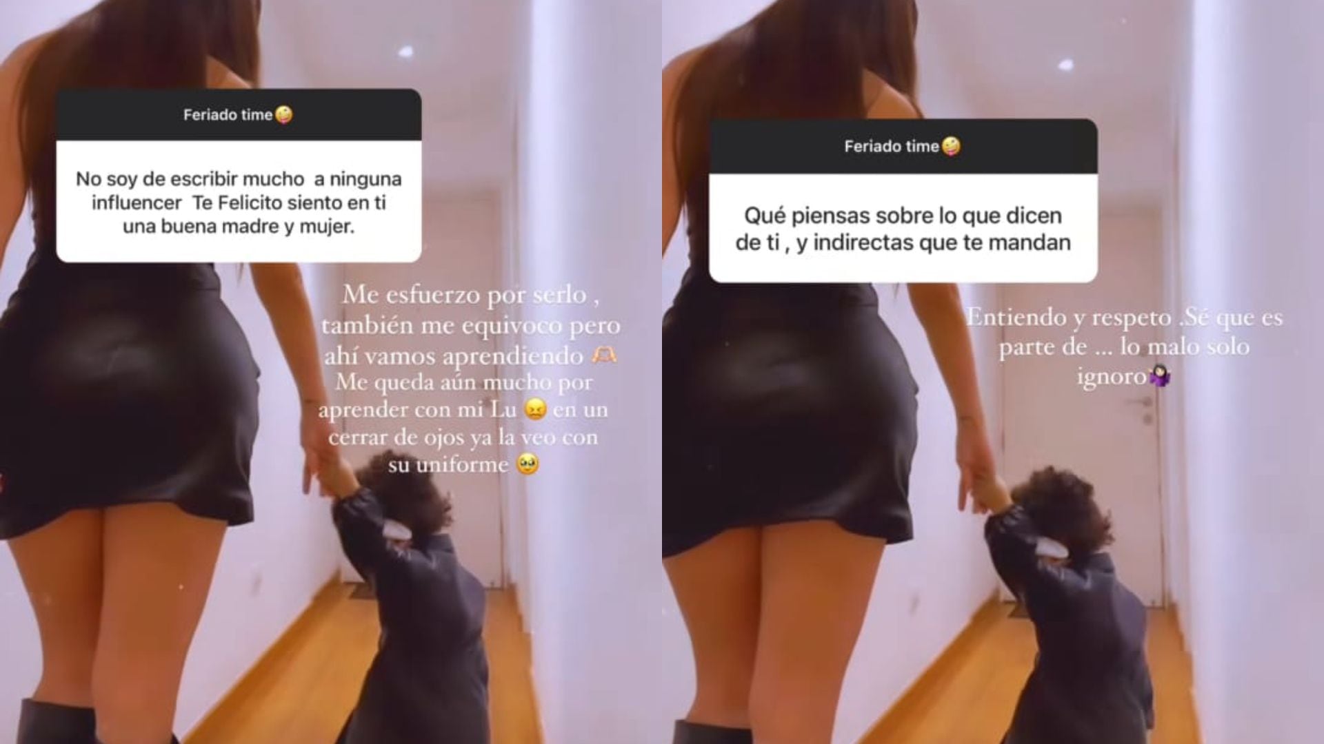 Darinka Ramírez indicó que no le afectan las indirectas hacia ella.