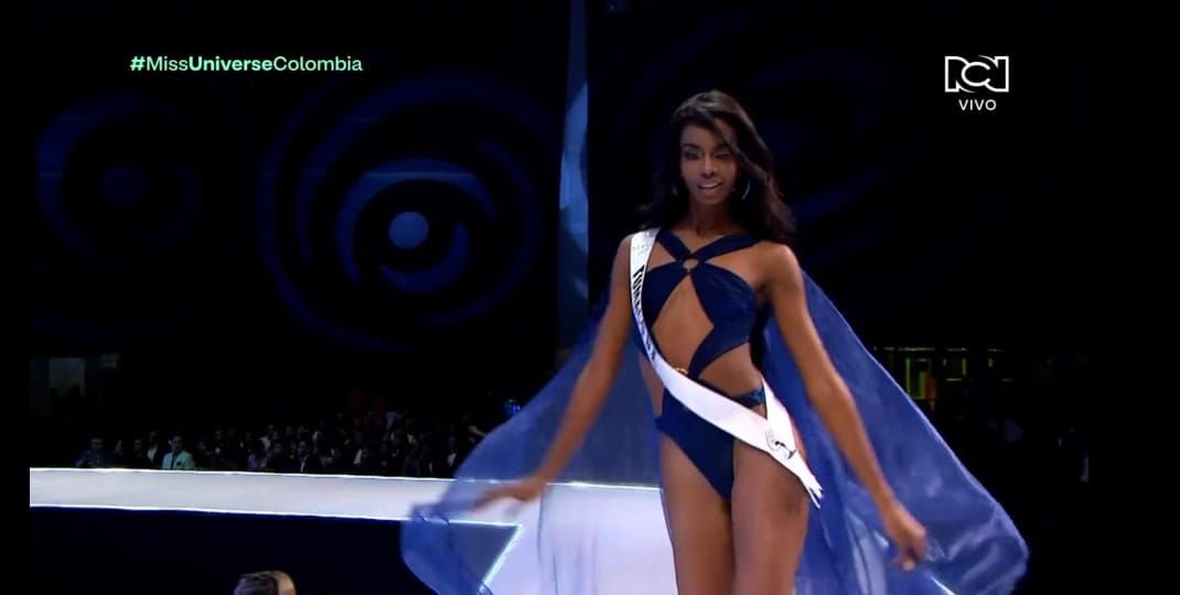 Desfile en traje de baño: Miss Universe Tumaco - crédito RCN