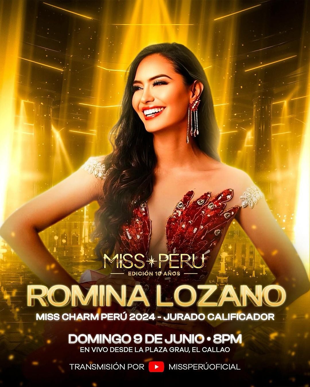 Jurados oficiales del Miss Perú 2024.