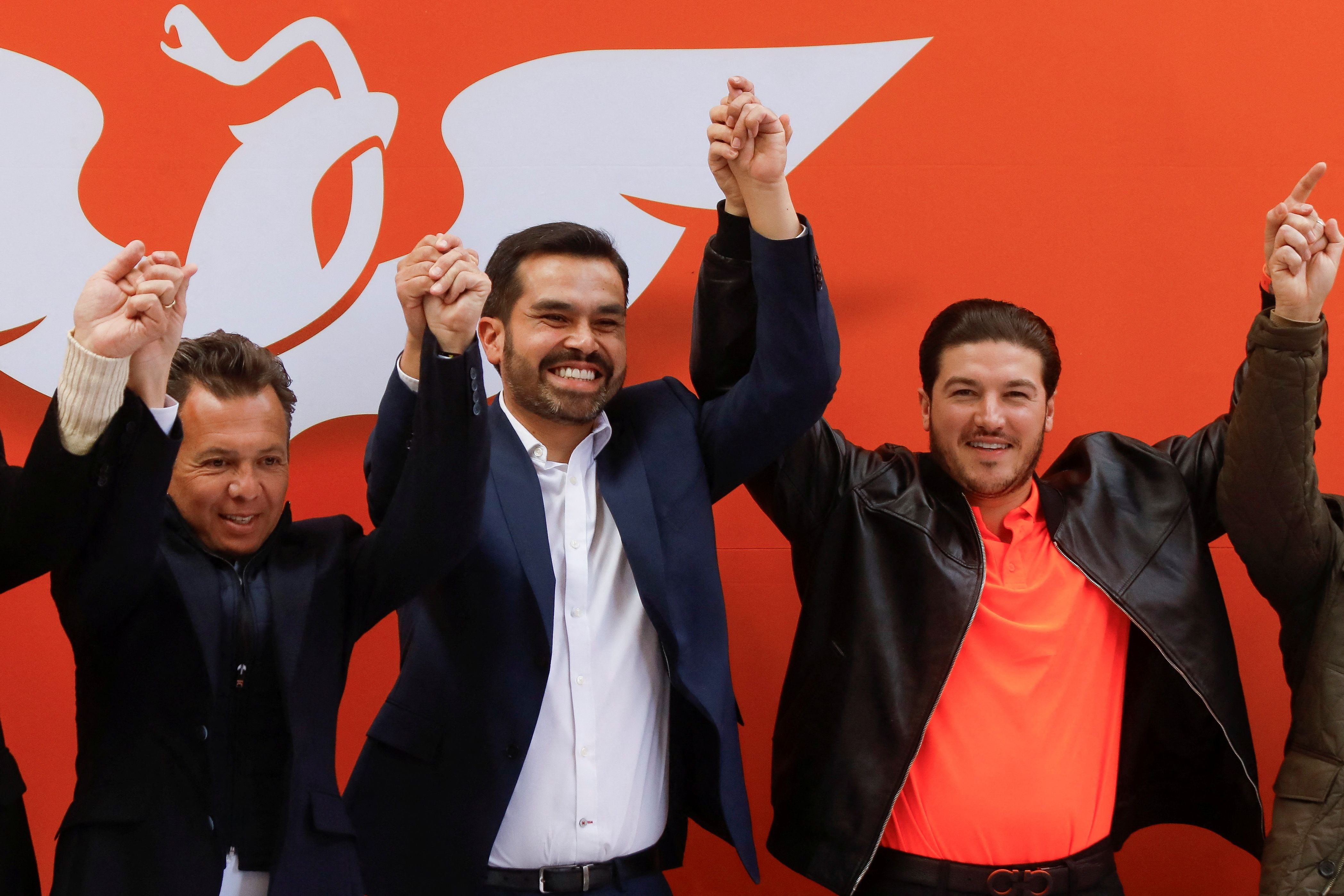 Pablo Lemus es cercano al candidato presidencial, Jorge Álvarez Máynez, y el gobernador de Nuevo León, Samuel García Sepúlveda. Foto: REUTERS/Raquel Cunha