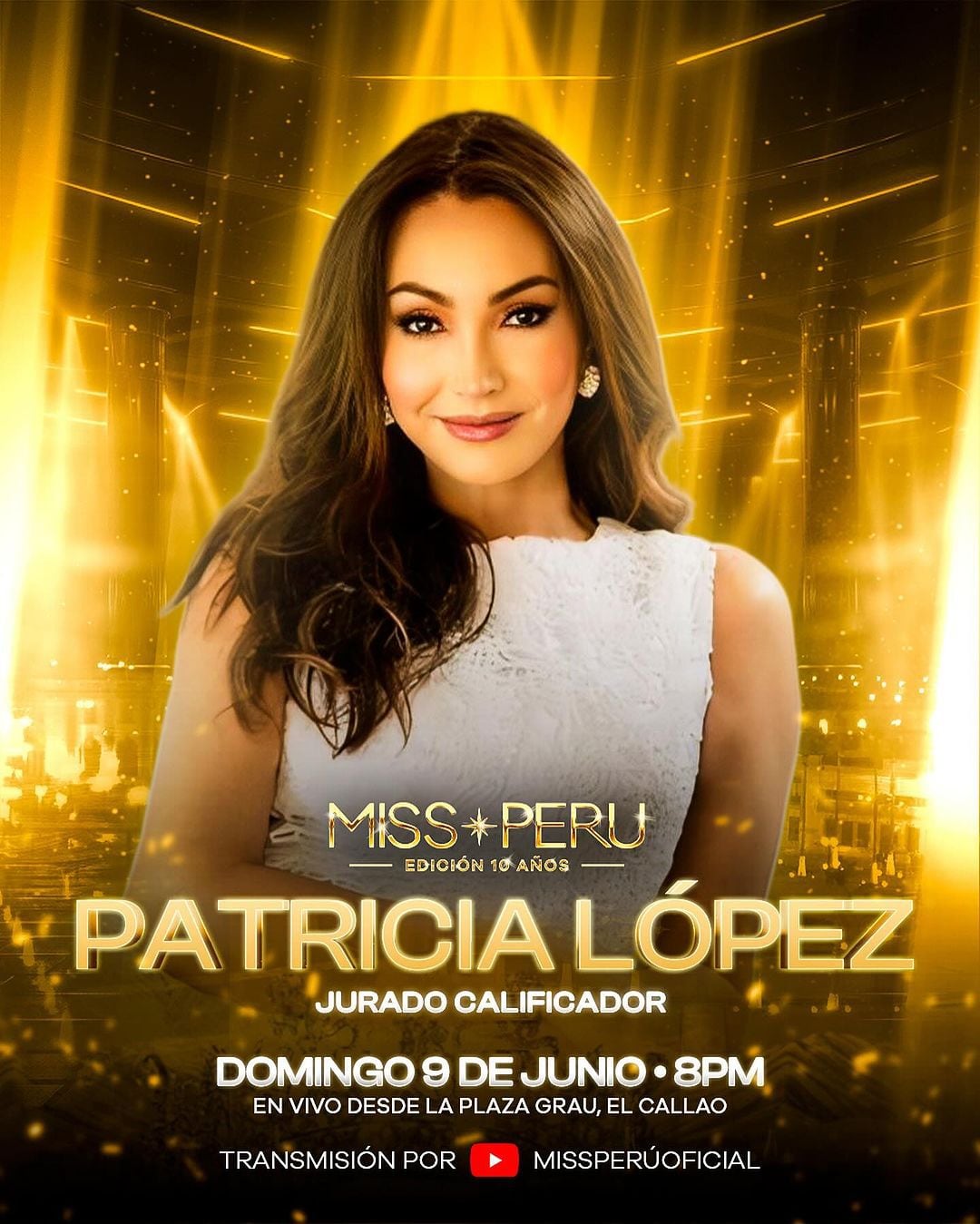 Jurados oficiales del Miss Perú 2024.