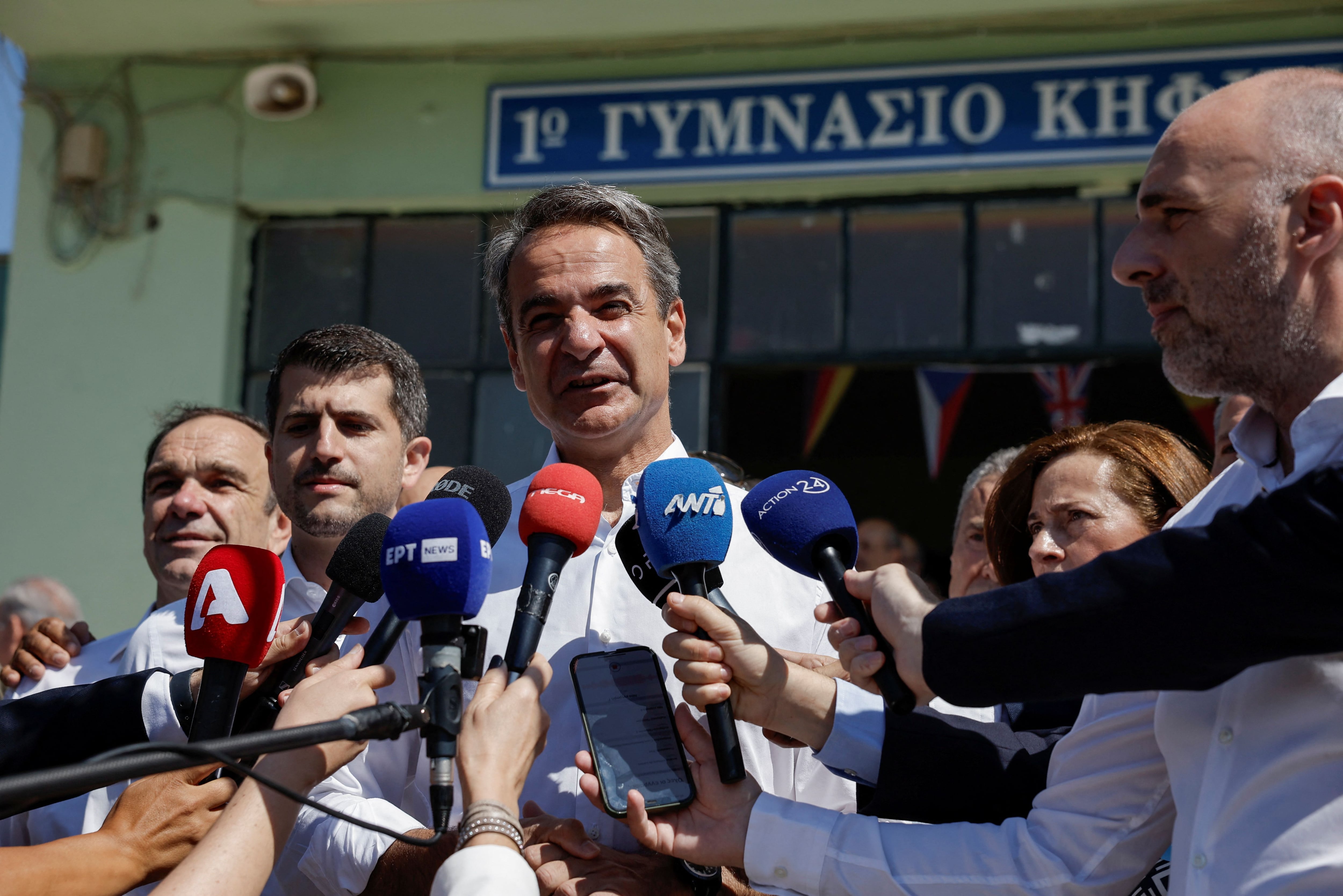 Kyriakos Mitsotakis, primer ministro de Grecia (REUTERS/Louiza Vradi)