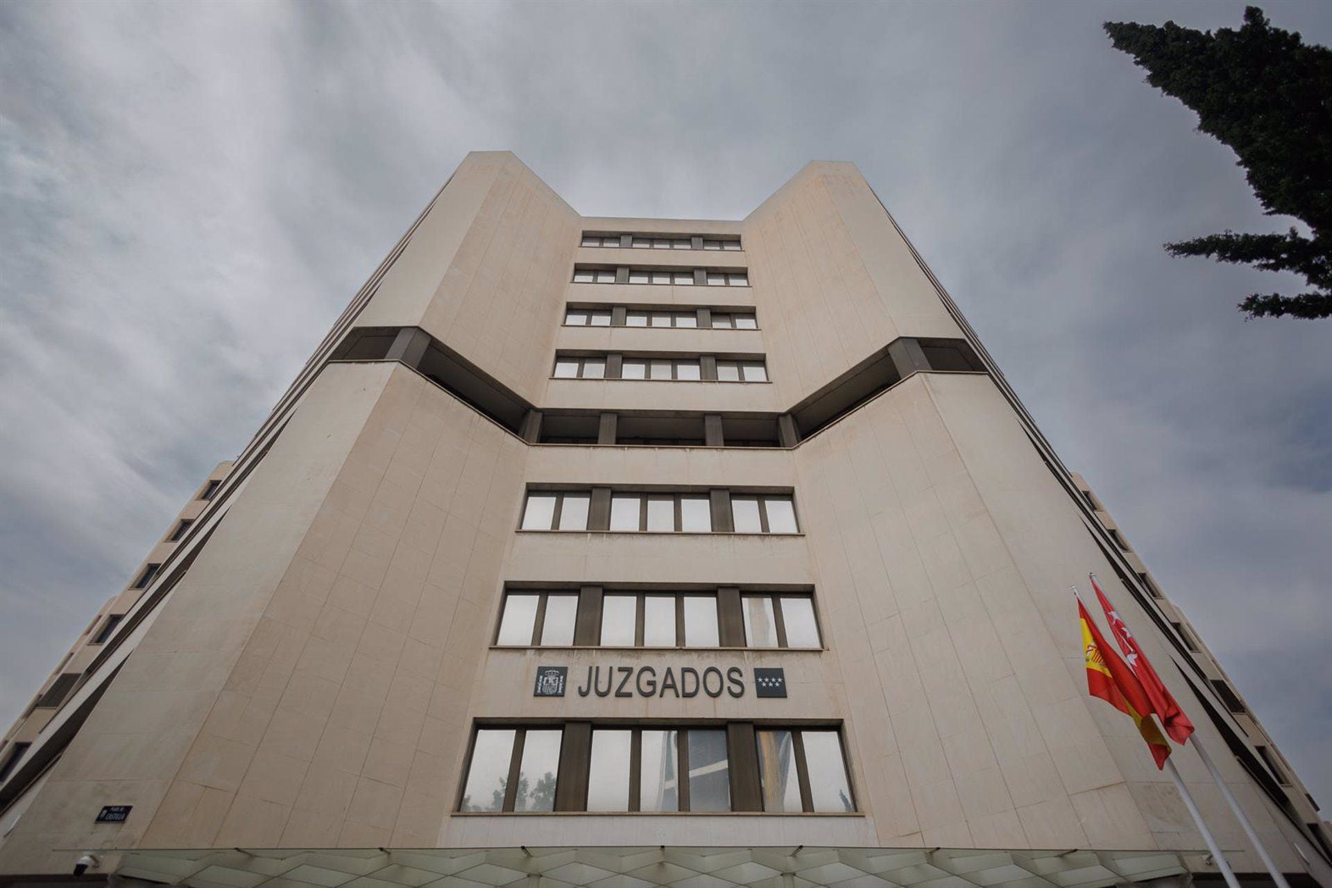 Fachada de los juzgados de Plaza de Castilla. (Eduardo Parra/Europa Press)
