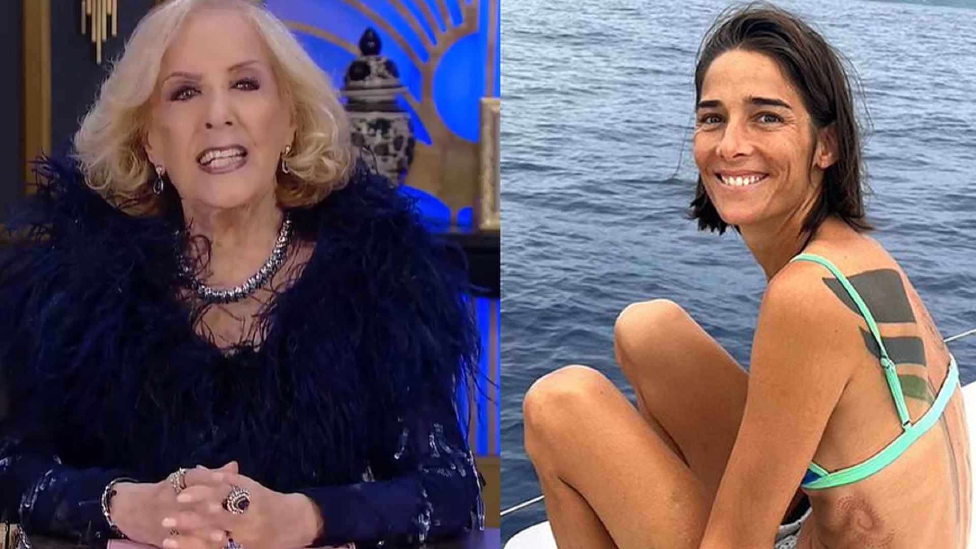 Mirtha Legrand y Juana Viale