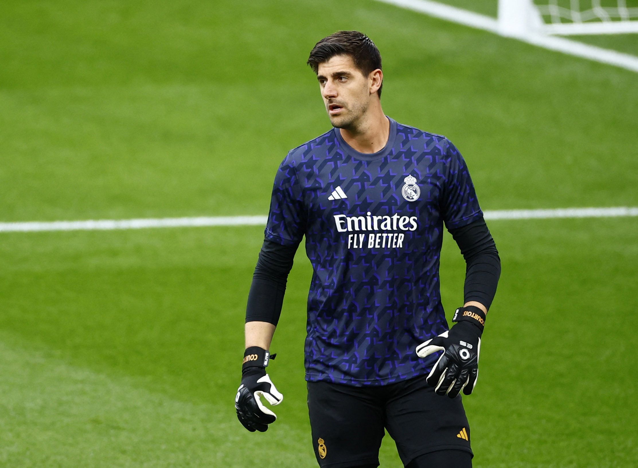 Thibaut Courtois, una de las cartas del Madrid en la final (REUTERS/Sarah Meyssonnier)