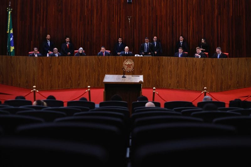 Vista general del Tribunal Superior Electoral (TSE) durante el juicio del expresidente Jair Bolsonaro, en Brasilia, Brasil, 27 de junio de 2023. REUTERS/Adriano Machado