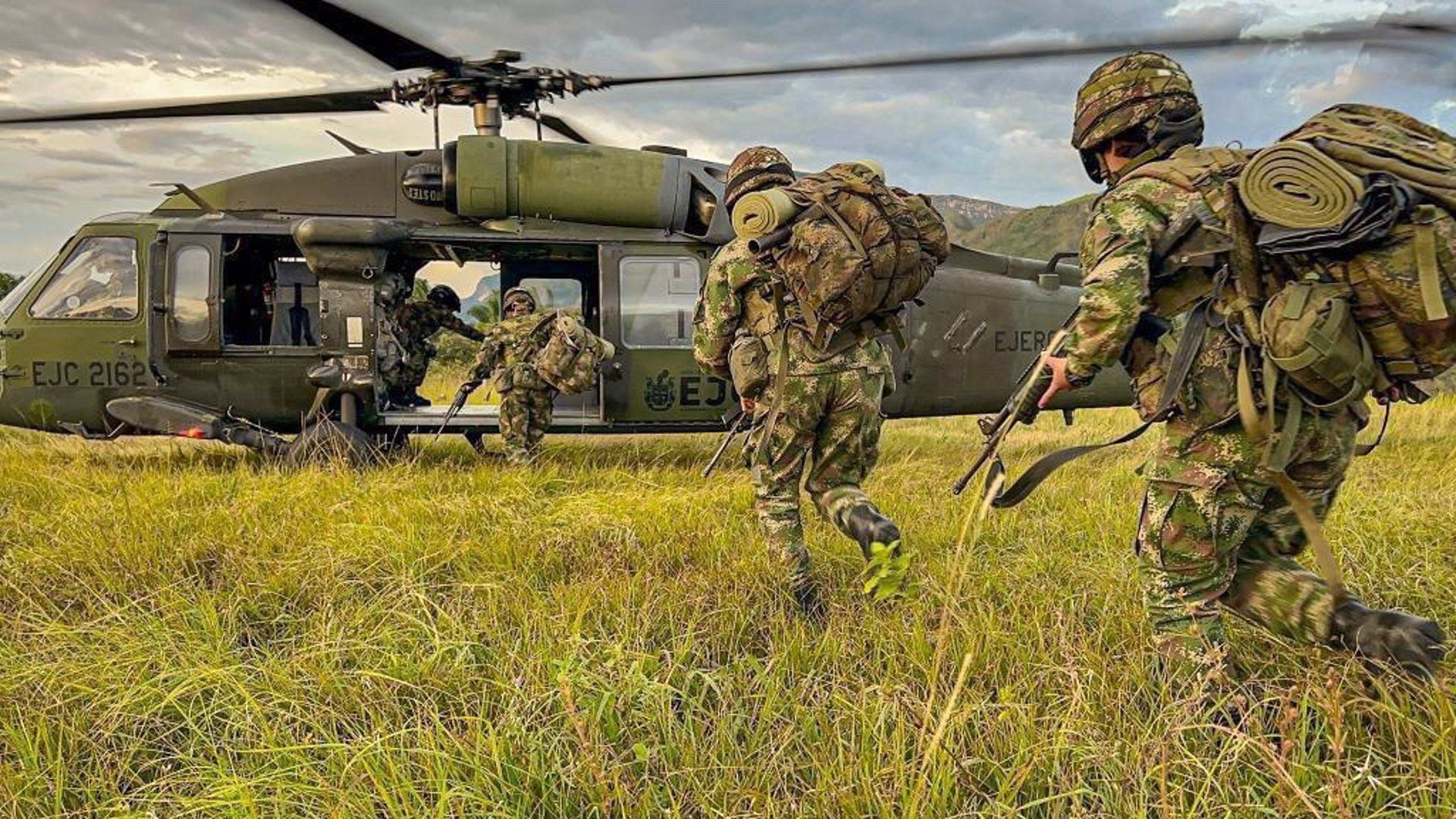 Fotografía de archivo de un operativo militar en el departamento del Cauca. (Crédito: Ejército Nacional de Colombia)