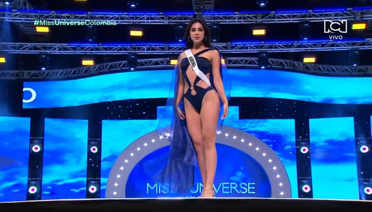 Desfile en traje de baño: Miss Universe Nariño - crédito RCN