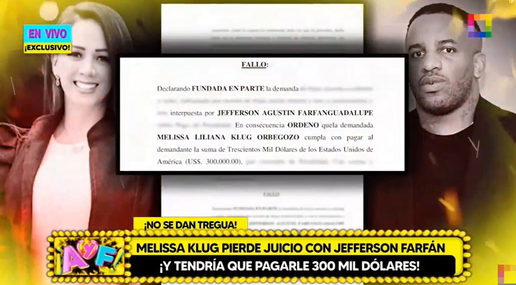 Melissa Klug pierde juicio contra Jefferson Farfán.