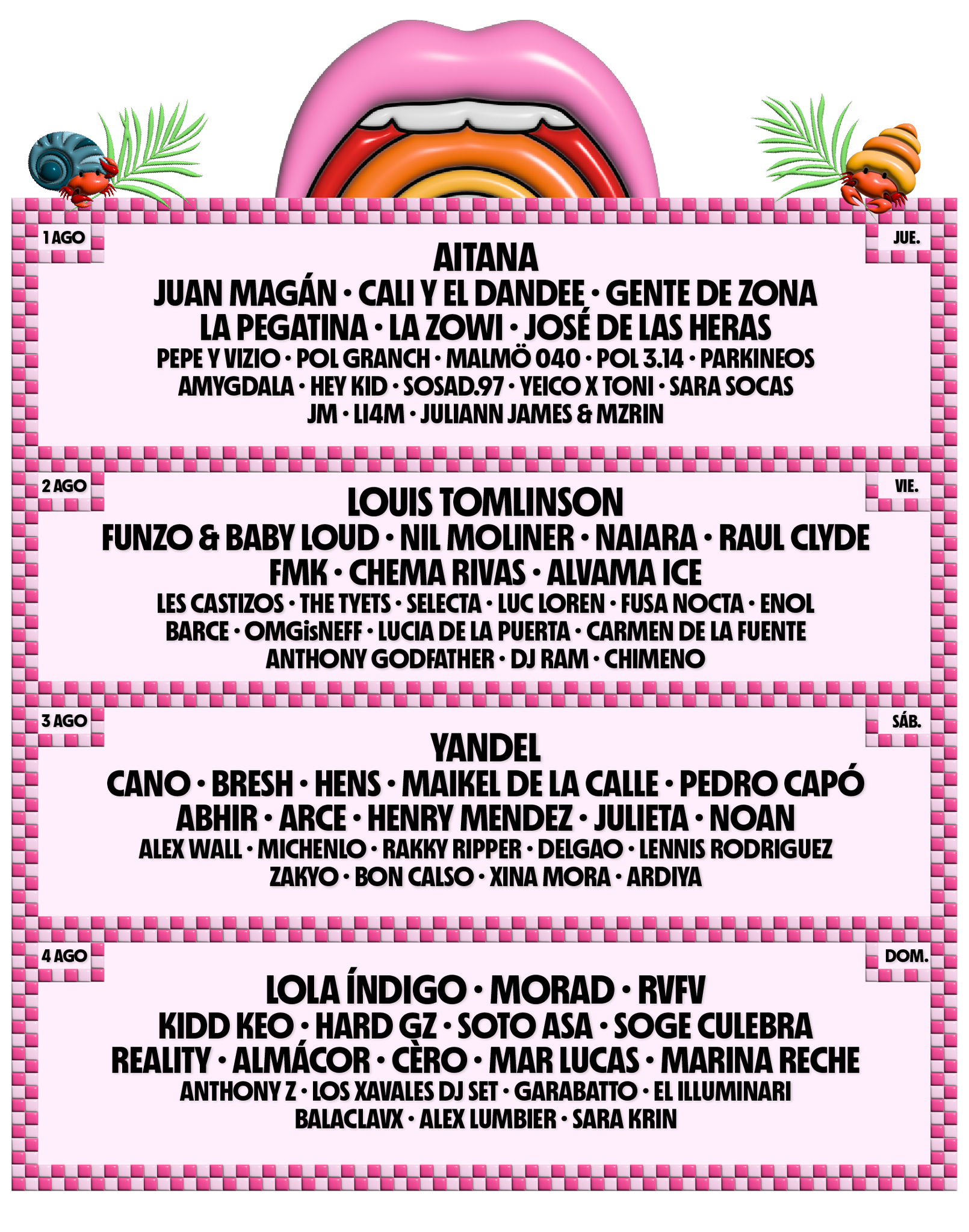 Cartel del Arenal Sound de 2024 (Arenal Sound)