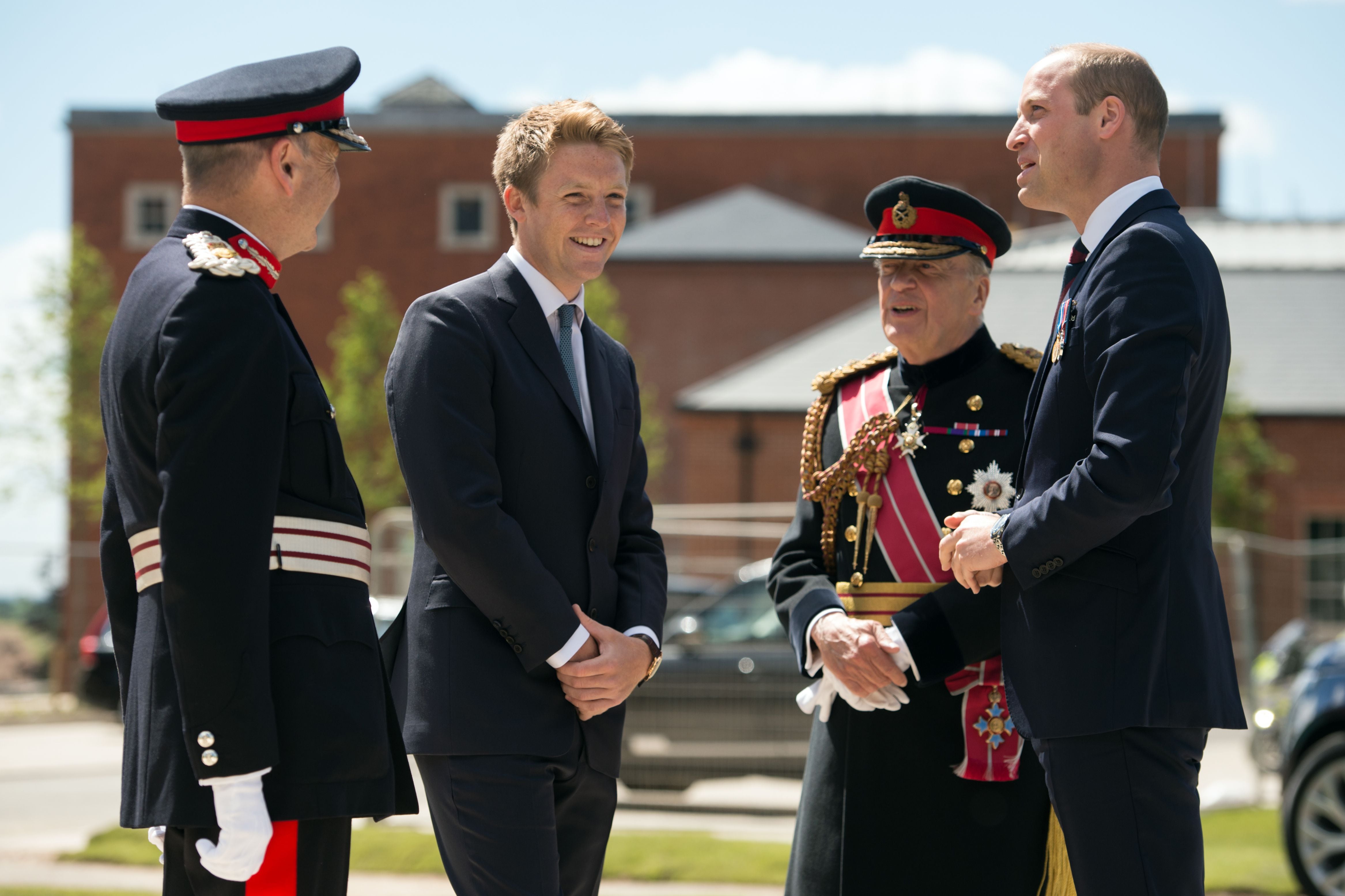 El príncipe Guillermo y Hugh Grosvenor en una imagen de archivo. (Oli Scarff - WPA Pool/Getty Images)