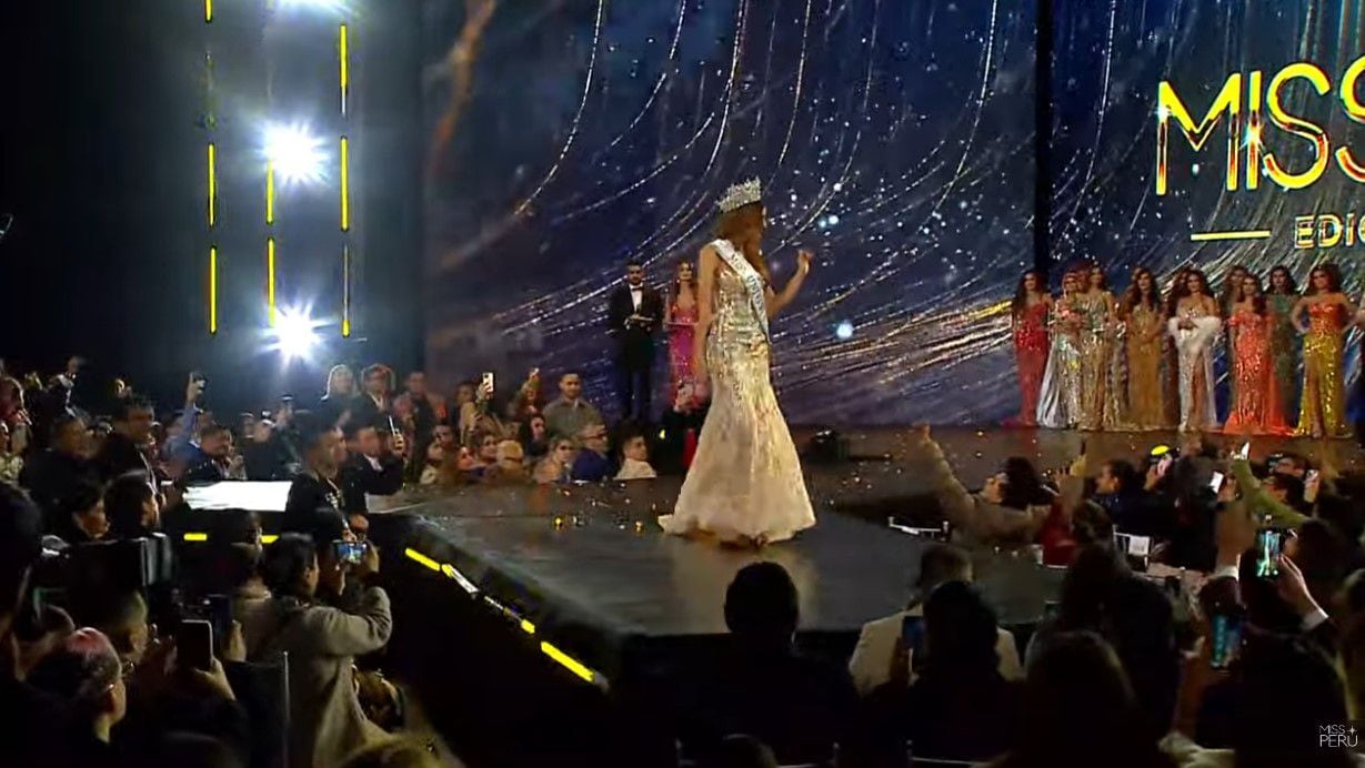 Tatiana Calmell gana el ‘Miss Perú 2024′. (Captura: YouTube)