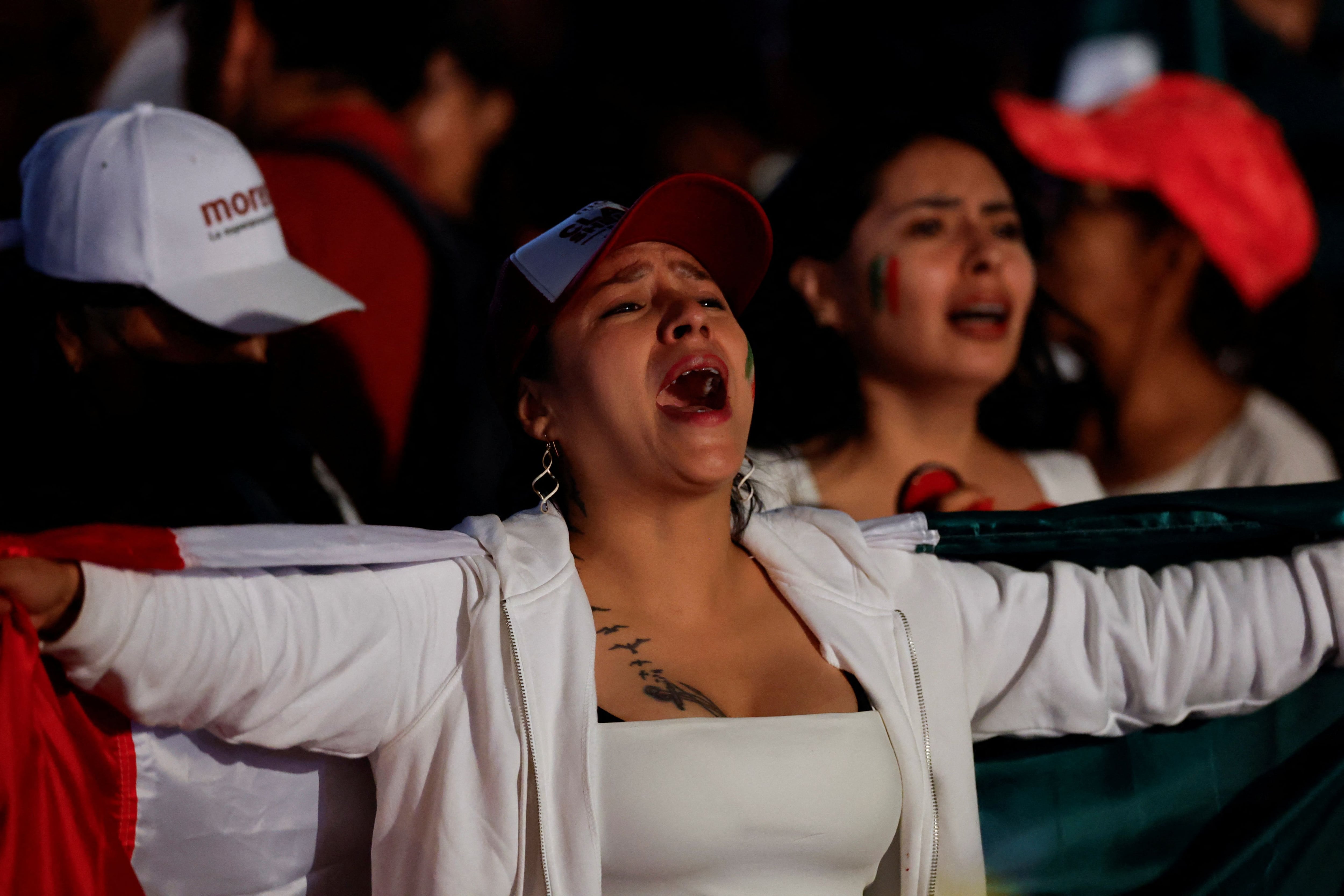 Claudia Sheinbaum se perfila como virtual ganadora de las elecciones presidenciales 

REUTERS/Daniel Becerril