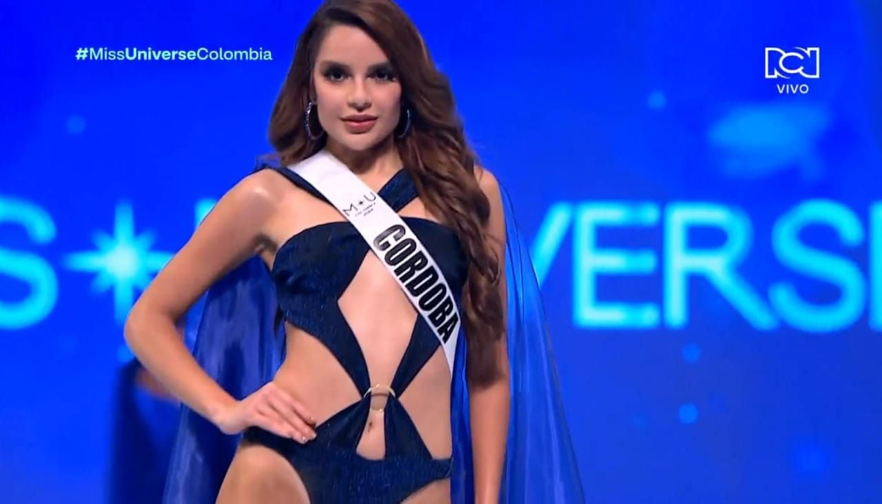 Desfile en traje de baño: Miss Universe Cordoba - crédito RCN