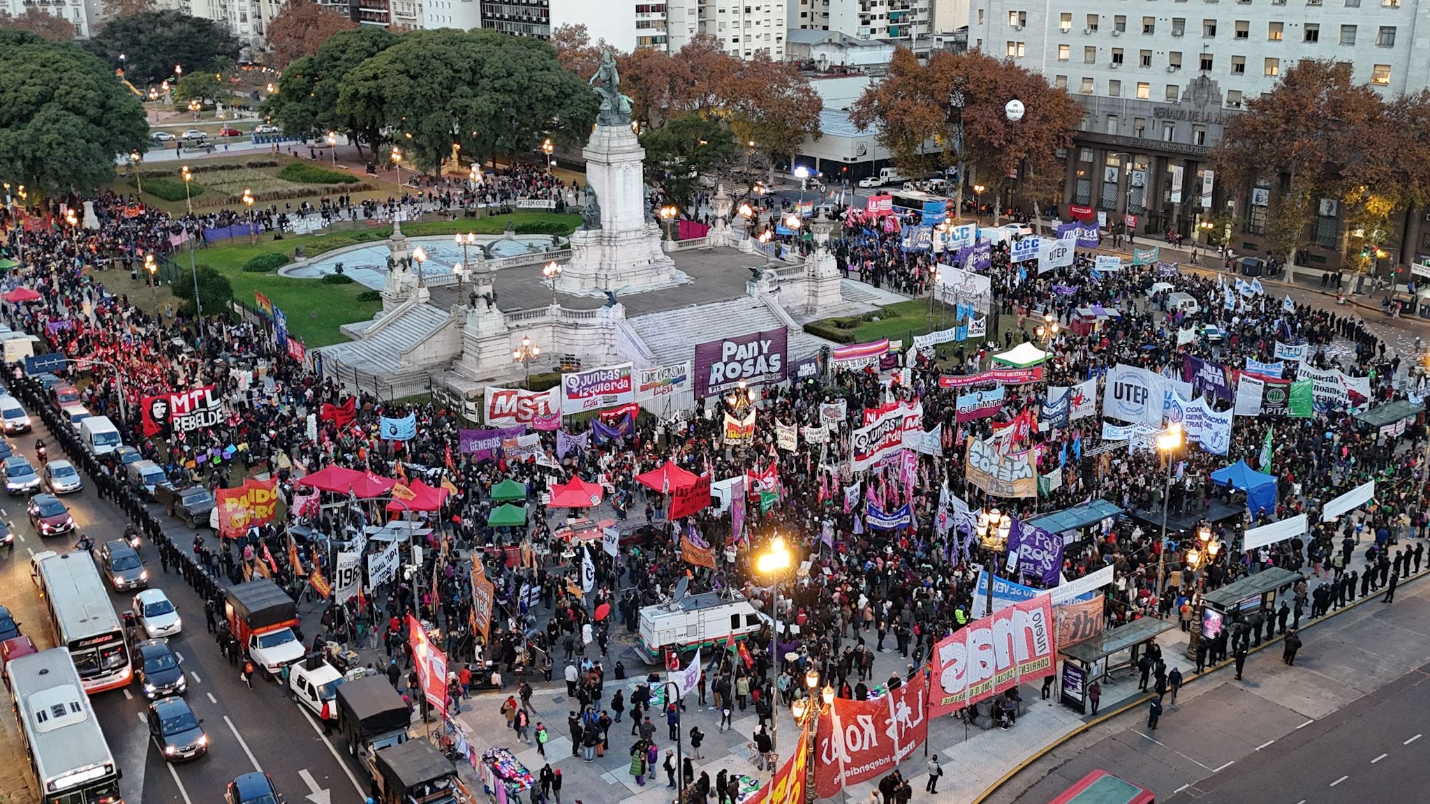 Marcha del Ni una menos - 3/6/2024 - Drone